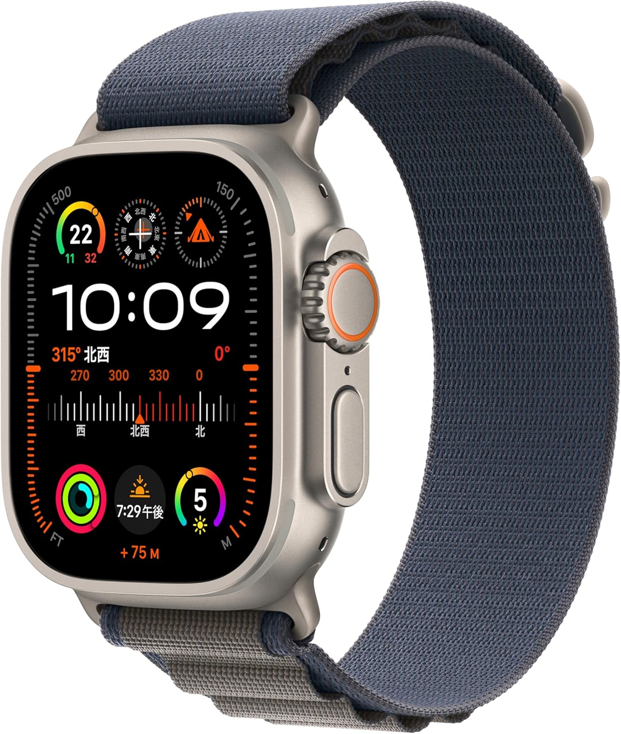 Apple Watch Ultra 2（GPS + Cellularモデル）- 49mmチタニウムケースとホワイトオーシャンバンド