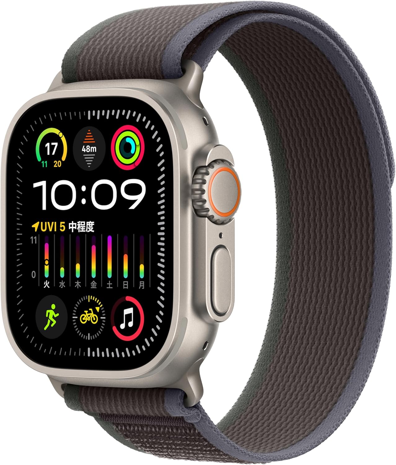 Apple Watch Ultra 2（GPS + Cellularモデル）- 49mmチタニウムケースとホワイトオーシャンバンド