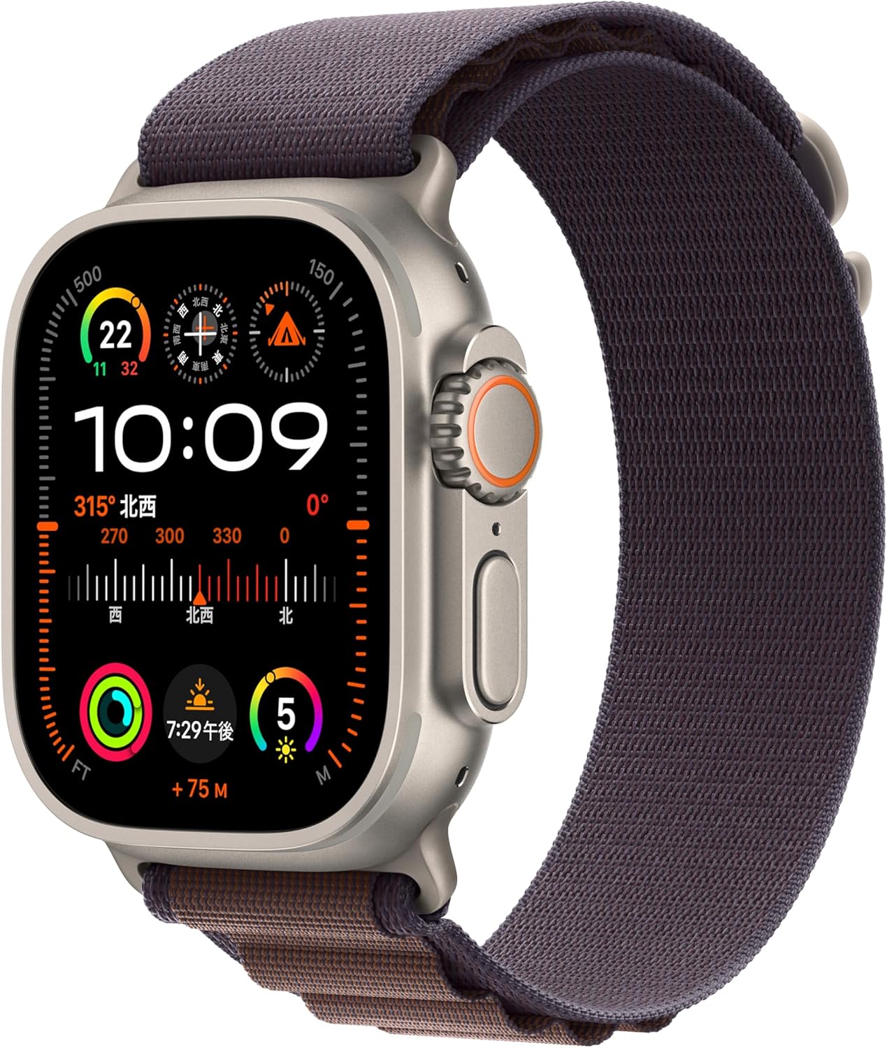 Apple Watch Ultra 2（GPS + Cellularモデル）- 49mmチタニウムケースとホワイトオーシャンバンド