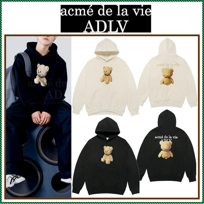 【ADLV】 BLOCK BEAR HOODIE