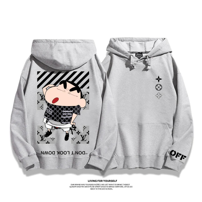 『かわいい漫画』大人気トレンドカジュアルパーカー