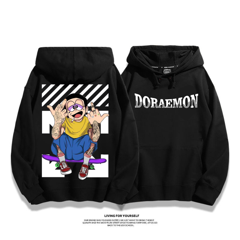 ストリートユニークな超クールな漫画ファッションパーカー