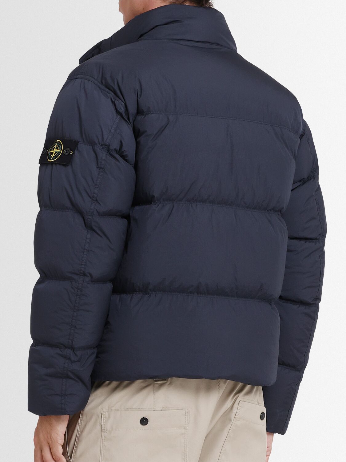 Stone Islandネイビーブルー ナイロンダウン ボンバージャケット☆国内配送☆50%オフ☆