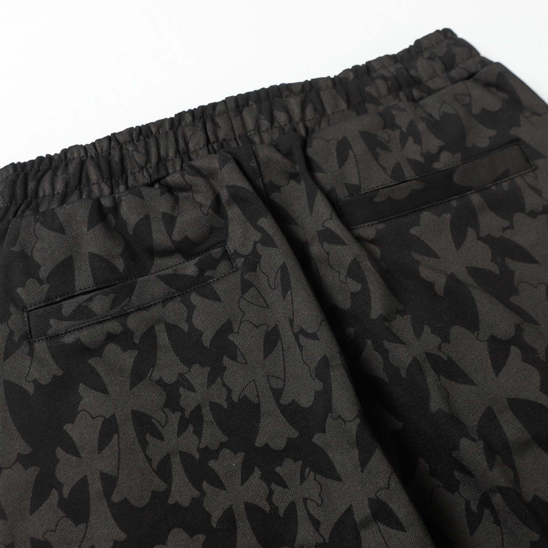 Chrome Hearts Black Tonal Monogram Horseshoe Logo Jogger Pants 1021
