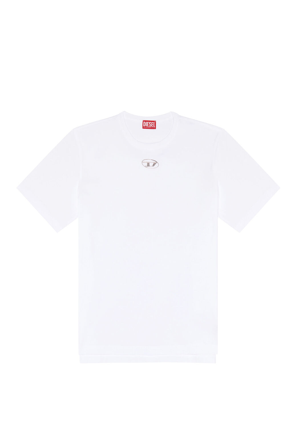 T-shirt with metallic Oval D