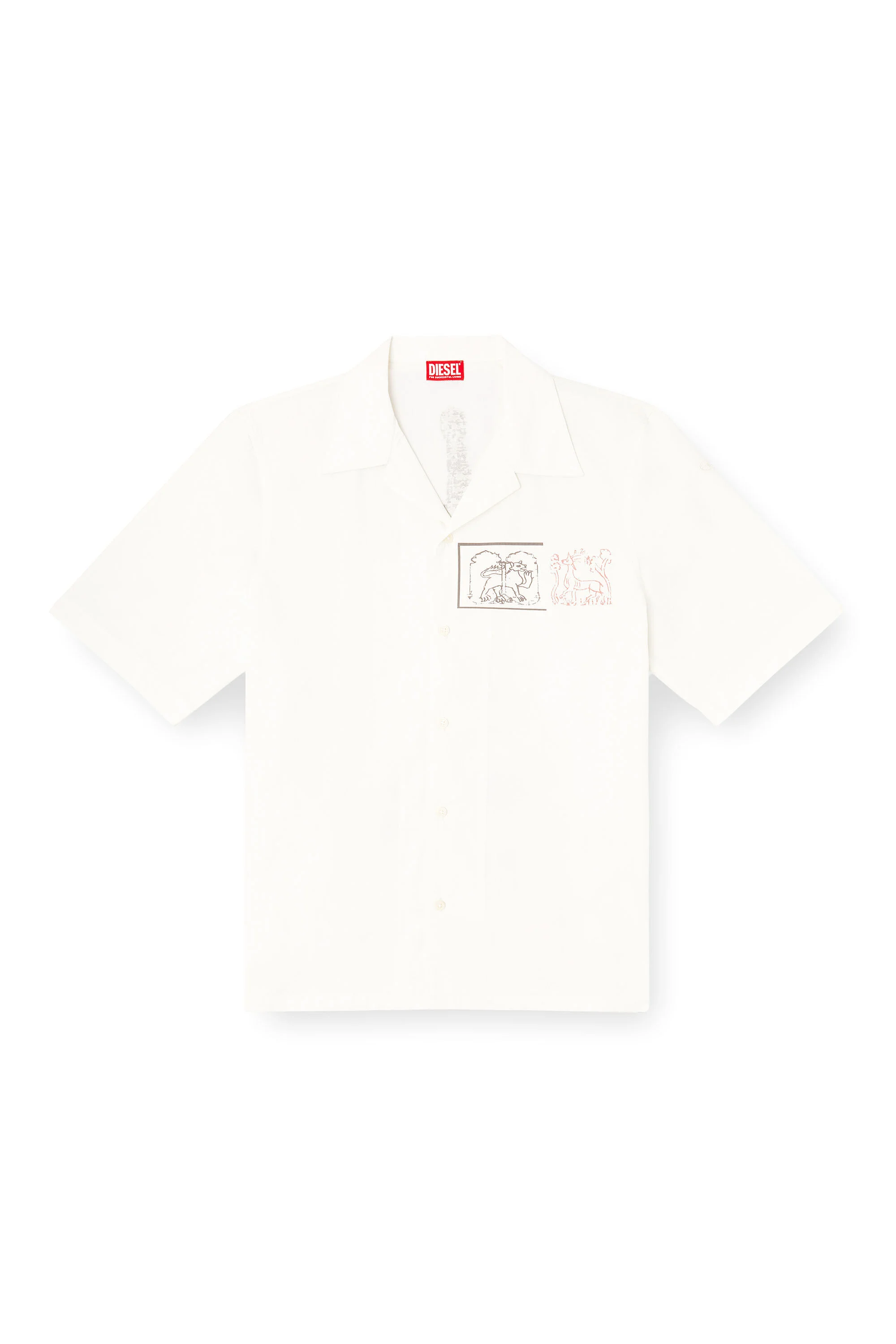 Shirt with sword print