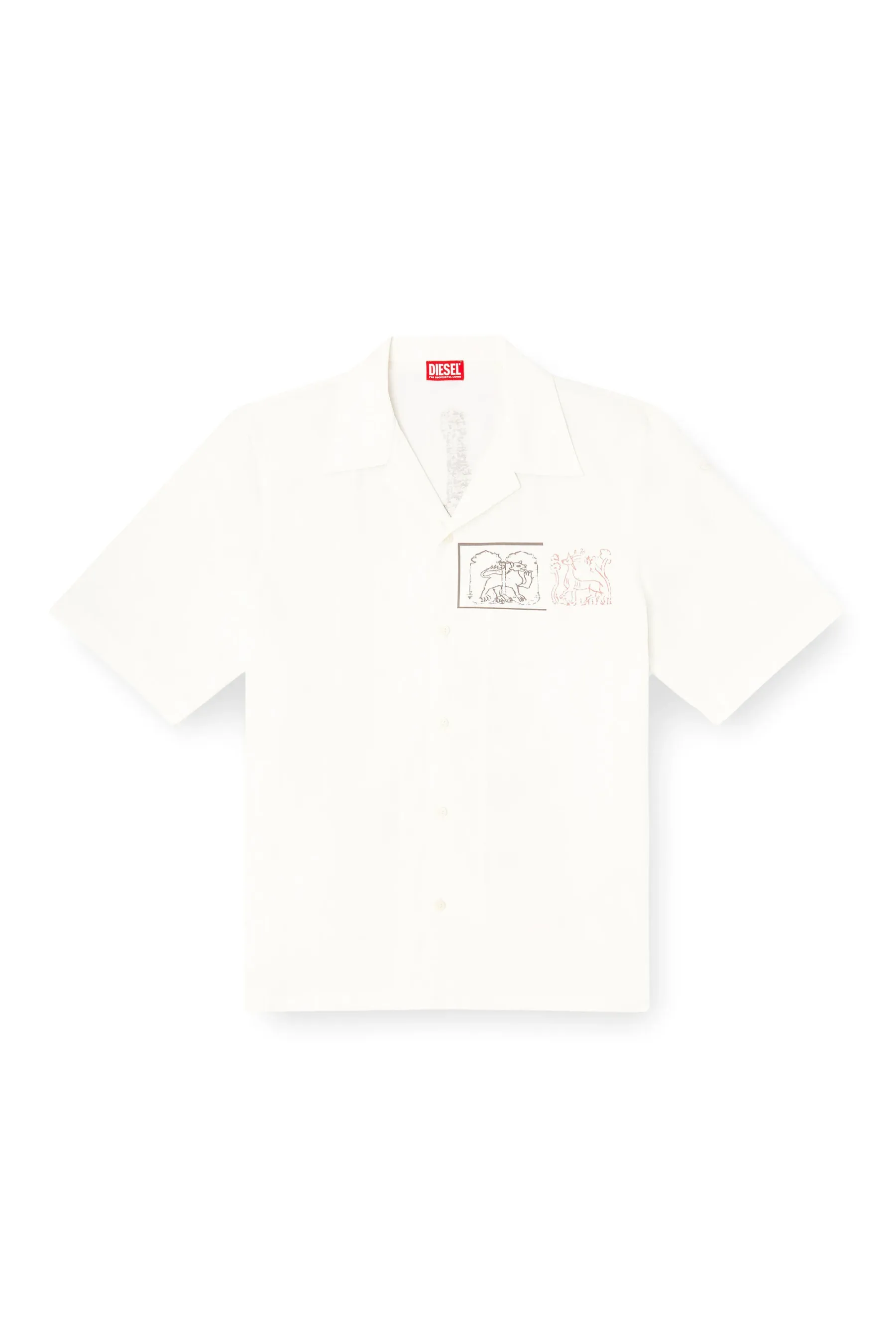 Shirt with sword print