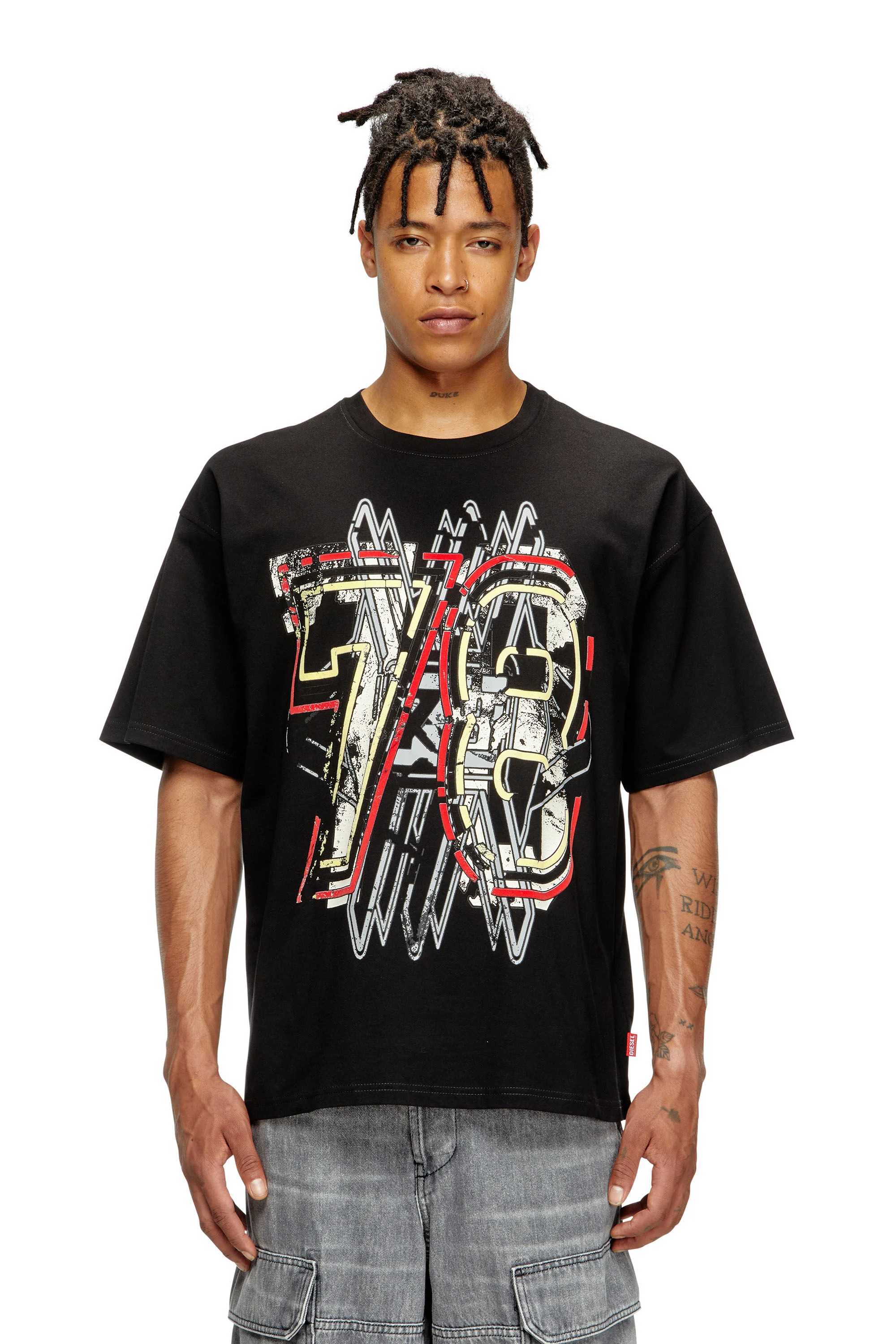 T-shirt with 78 print