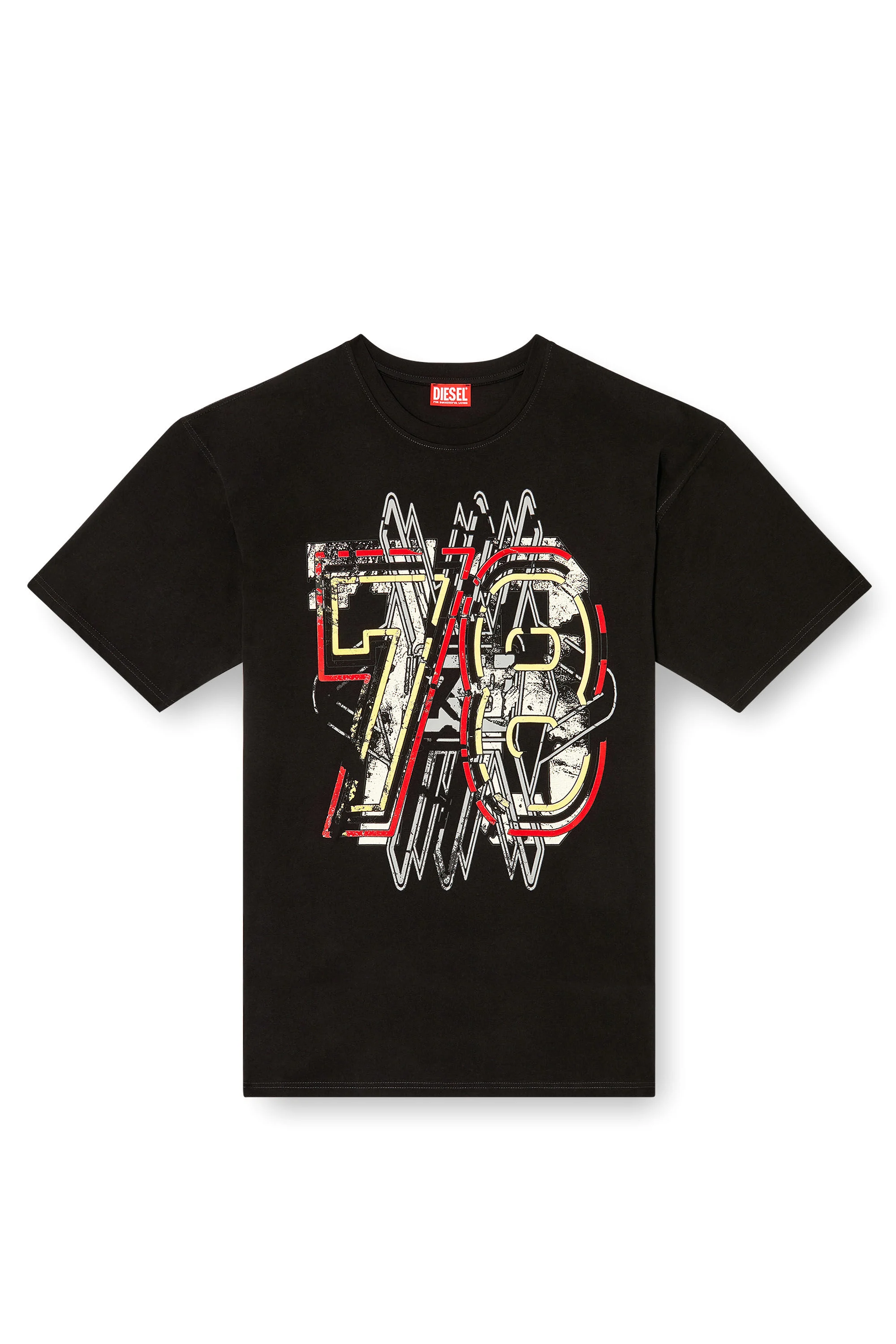T-shirt with 78 print