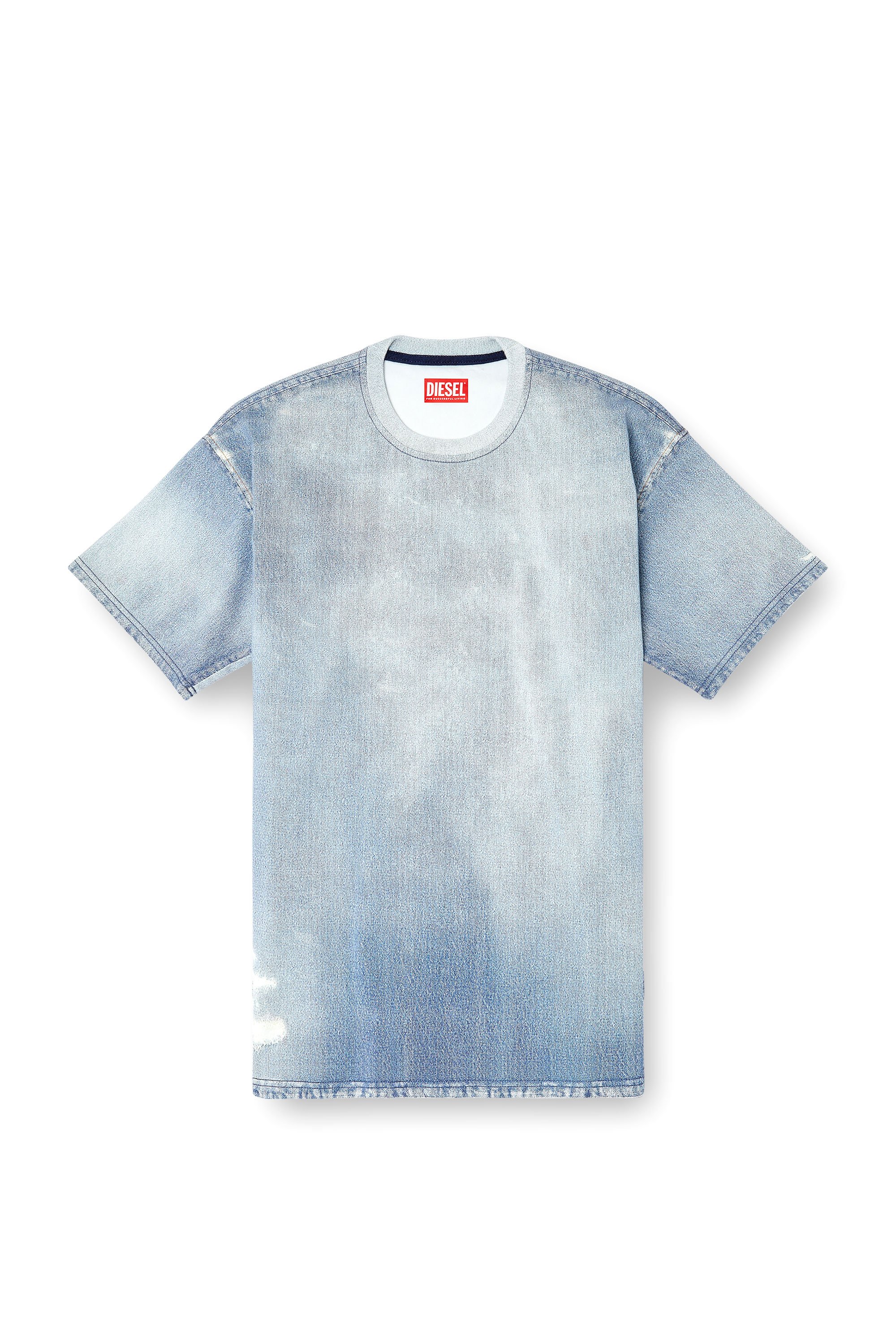 T-shirt in printed bleach-effect JoggJeans