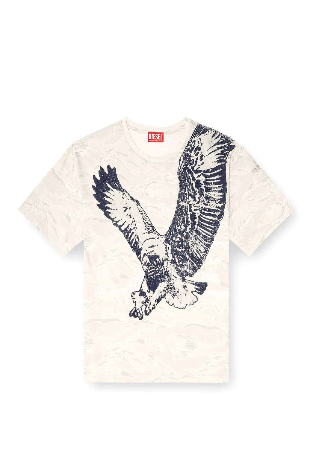Camo T-shirt with eagle print