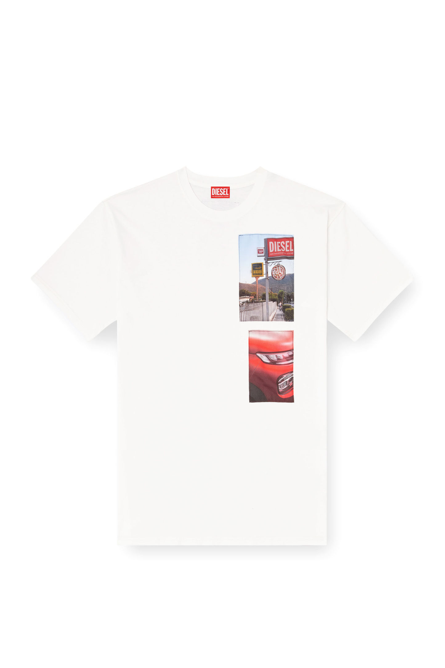 T-shirt with logo photo patches