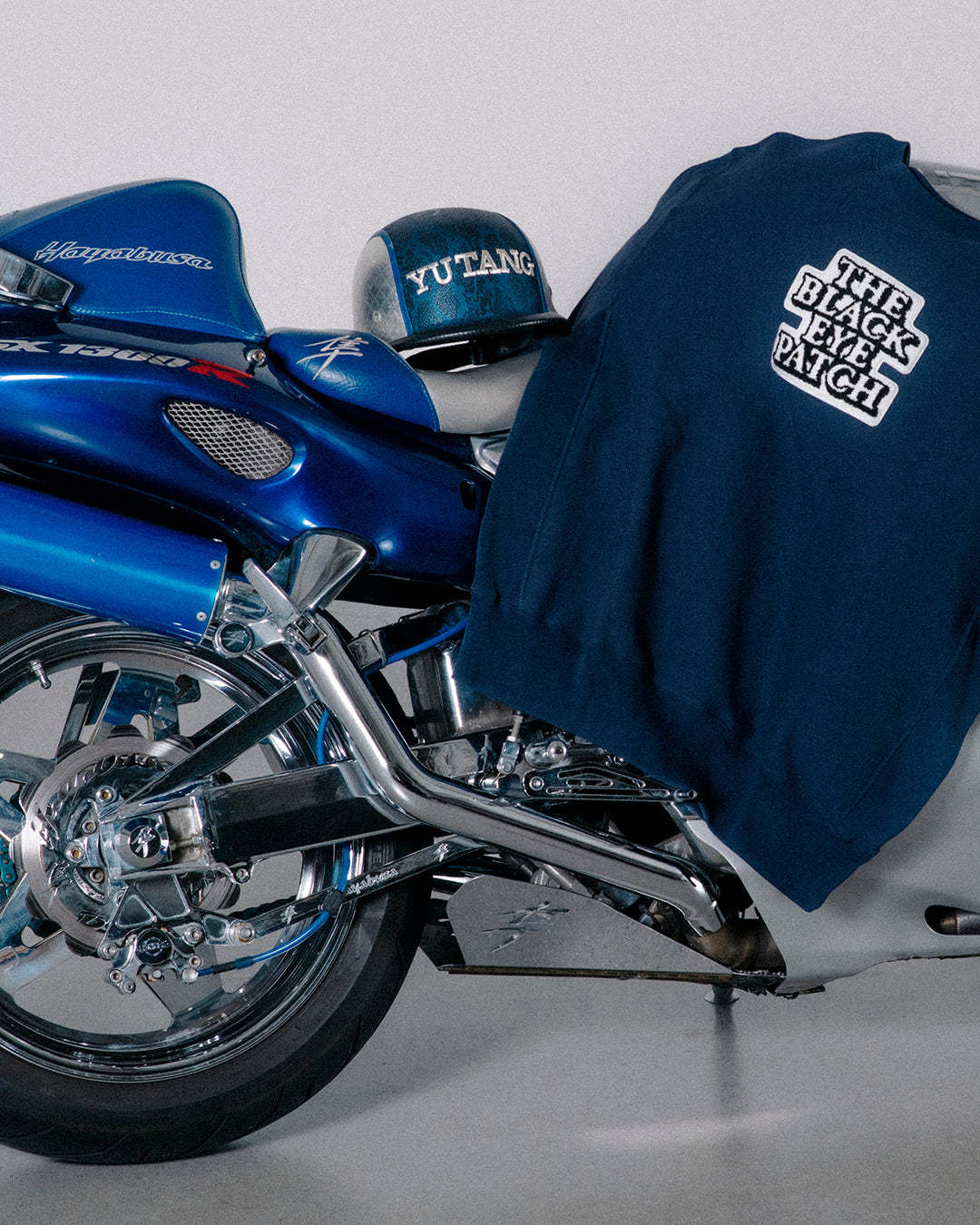 CHAMPION OG LABEL CREW SWEAT DARK NAVY