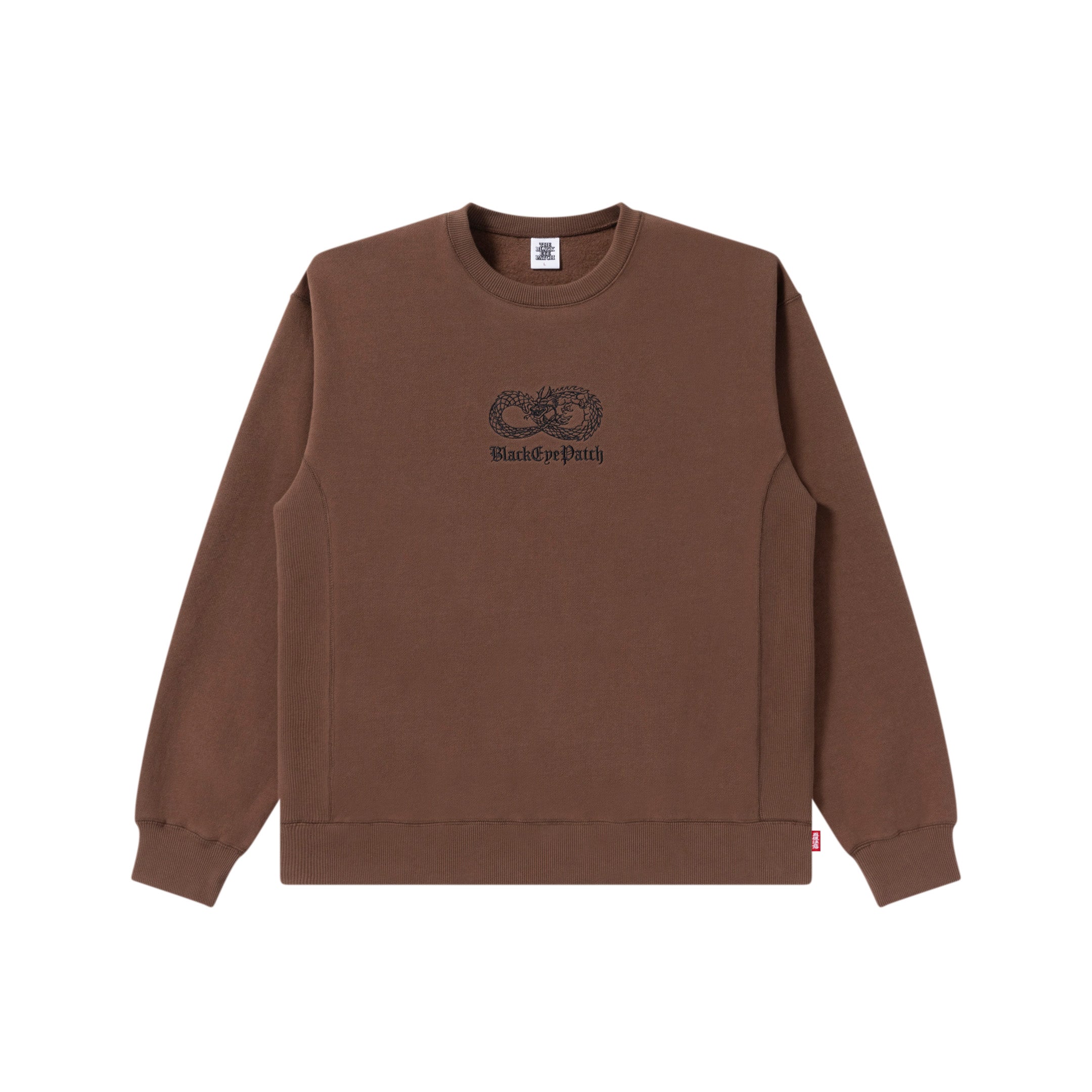 Chinatown Store Crew Sweatshirt, Brown