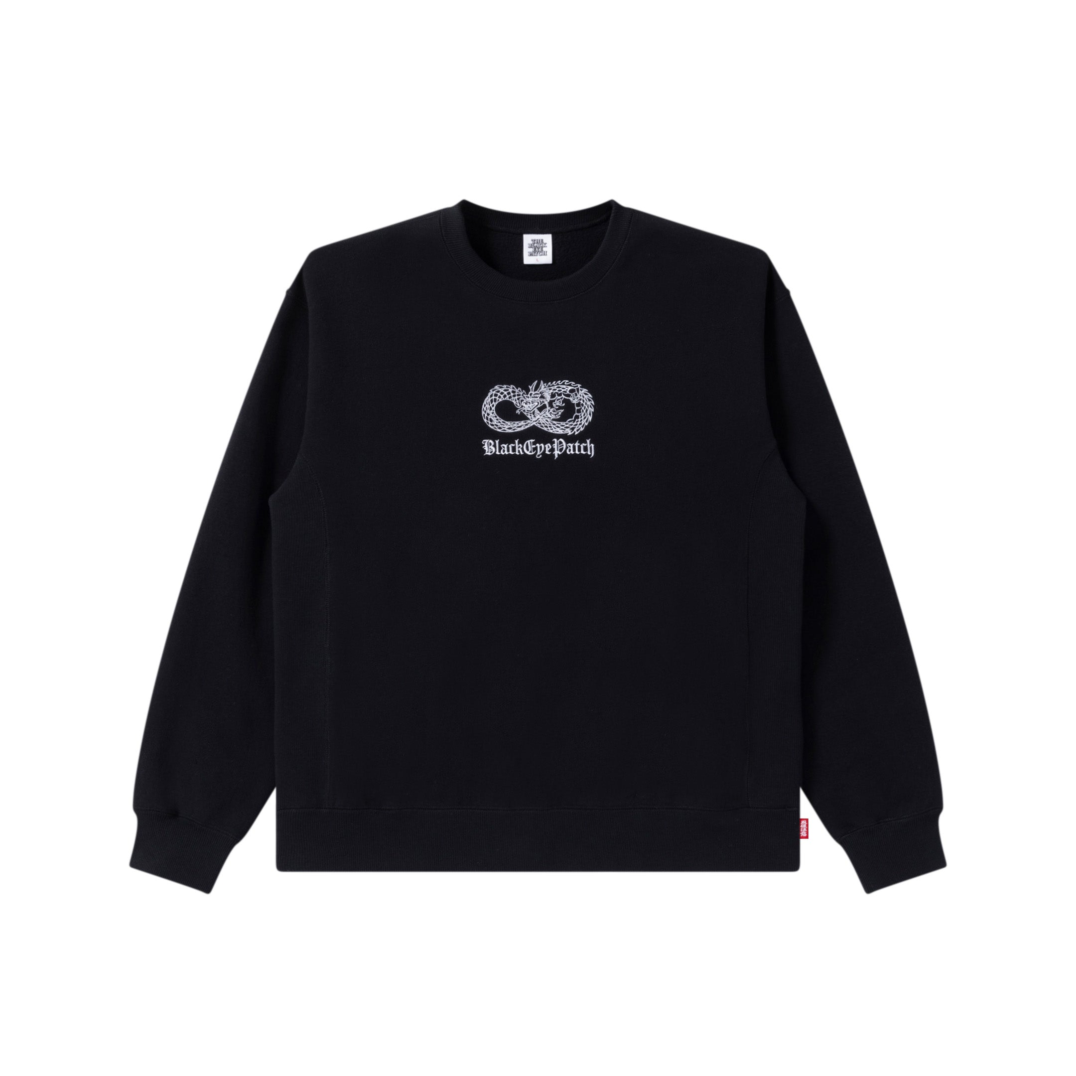 Chinatown Store Crew Sweatshirt, Black
