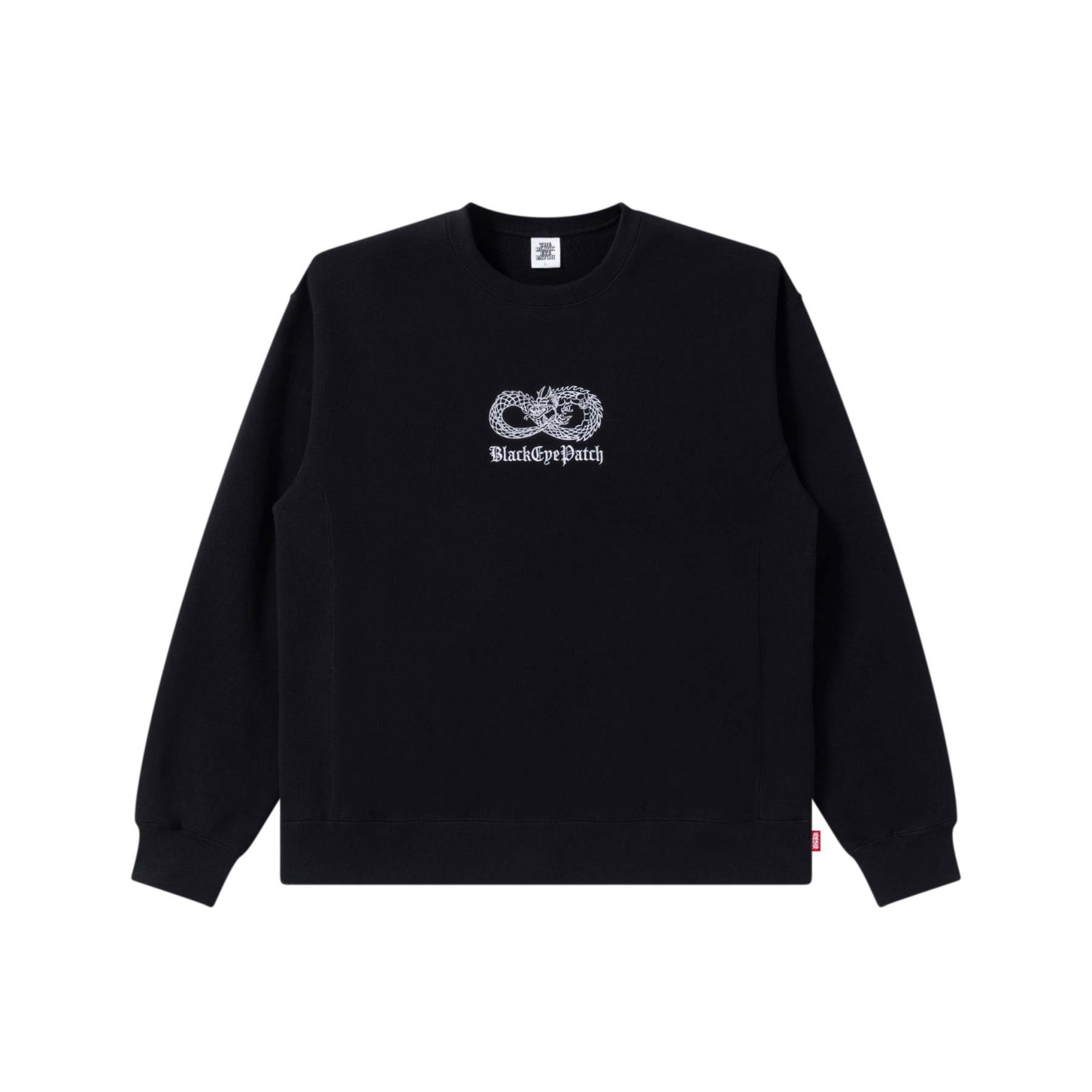 Chinatown Store Crew Sweatshirt, Black