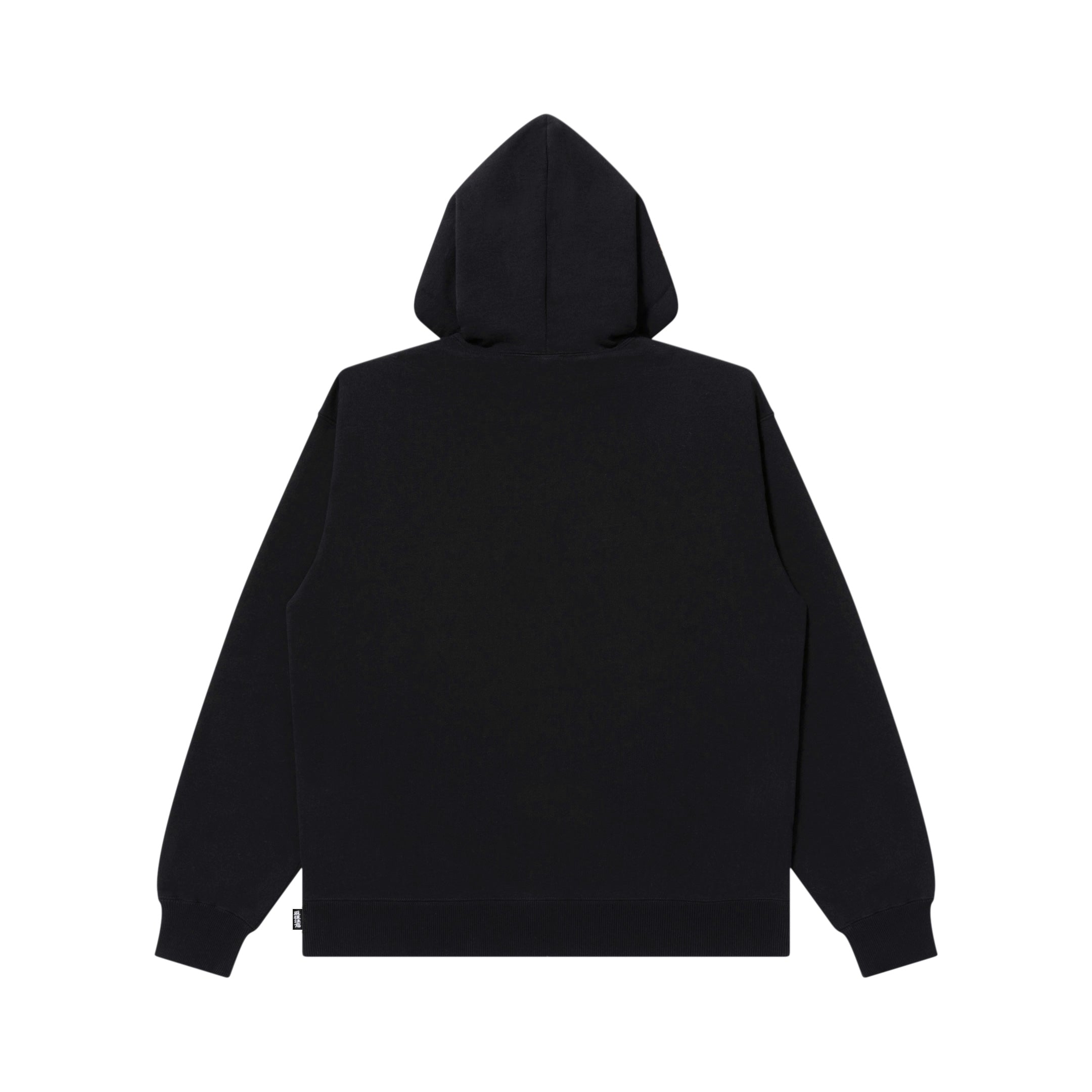 STITCH PRINTED OG LABEL HOODIE BLACK