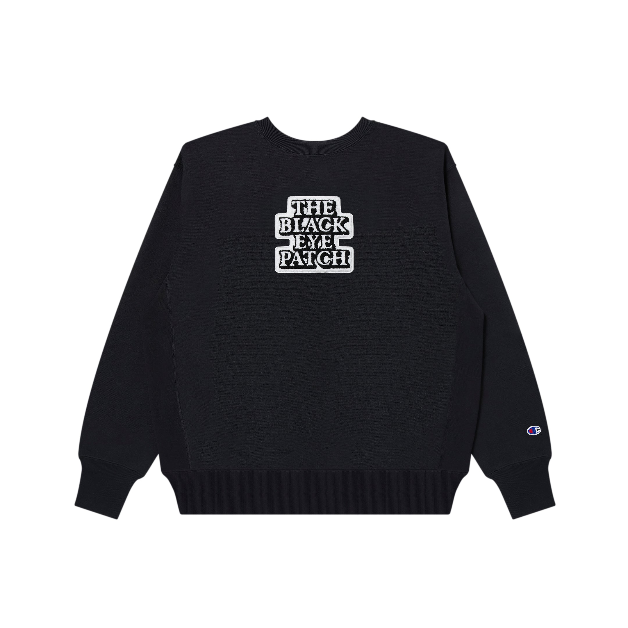 CHAMPION OG LABEL CREW SWEAT BLACK