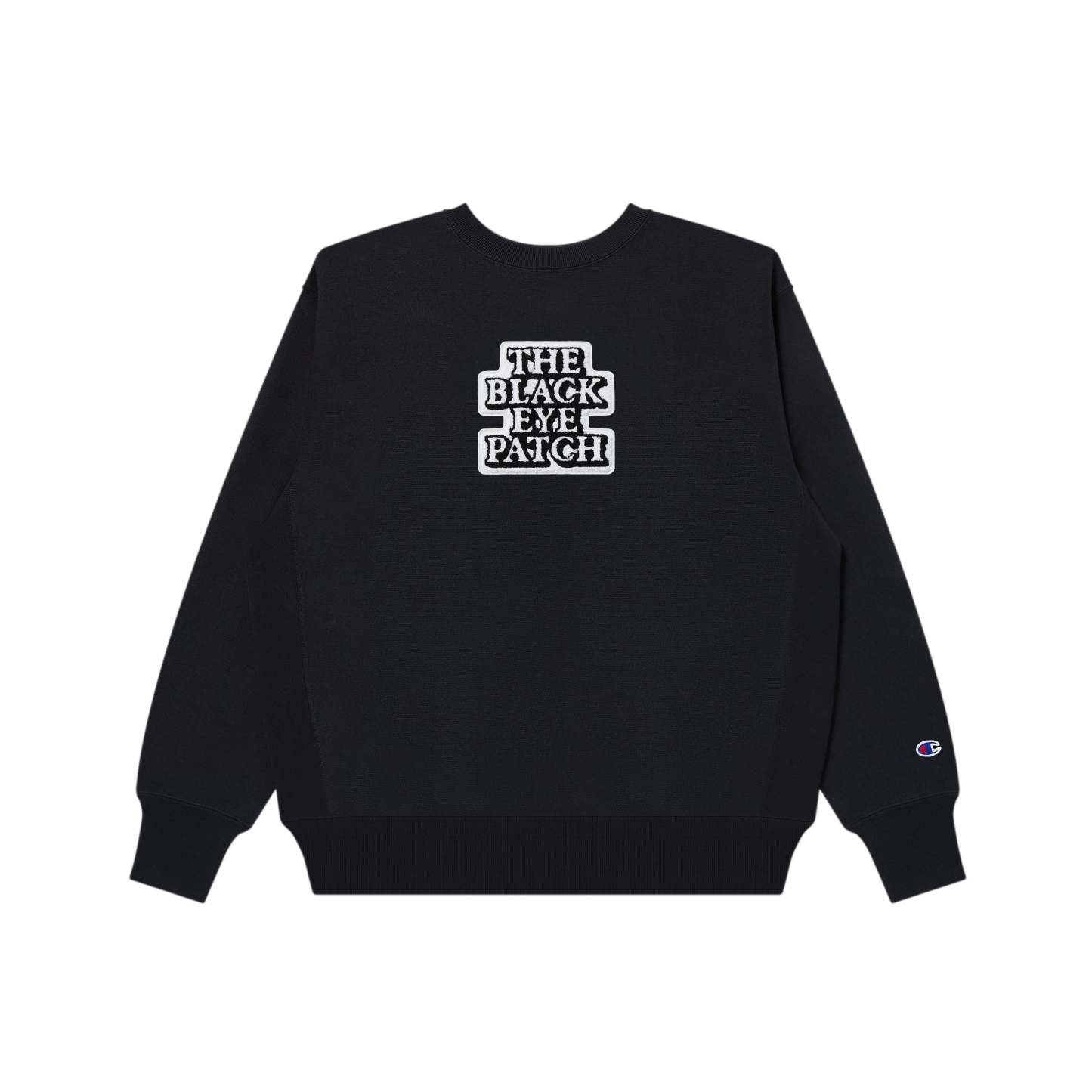 CHAMPION OG LABEL CREW SWEAT BLACK
