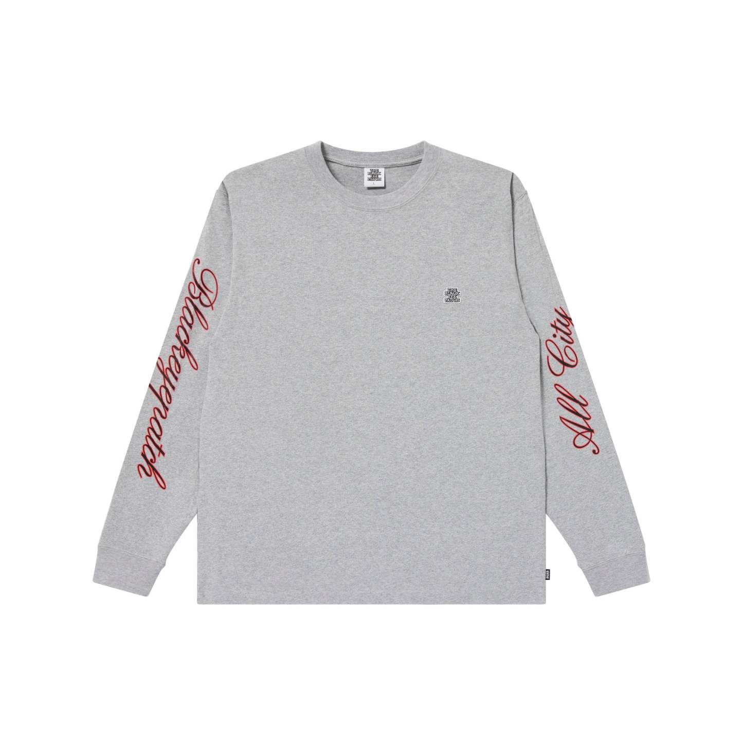 ALL CITY L/S TEE HEATHER GRAY