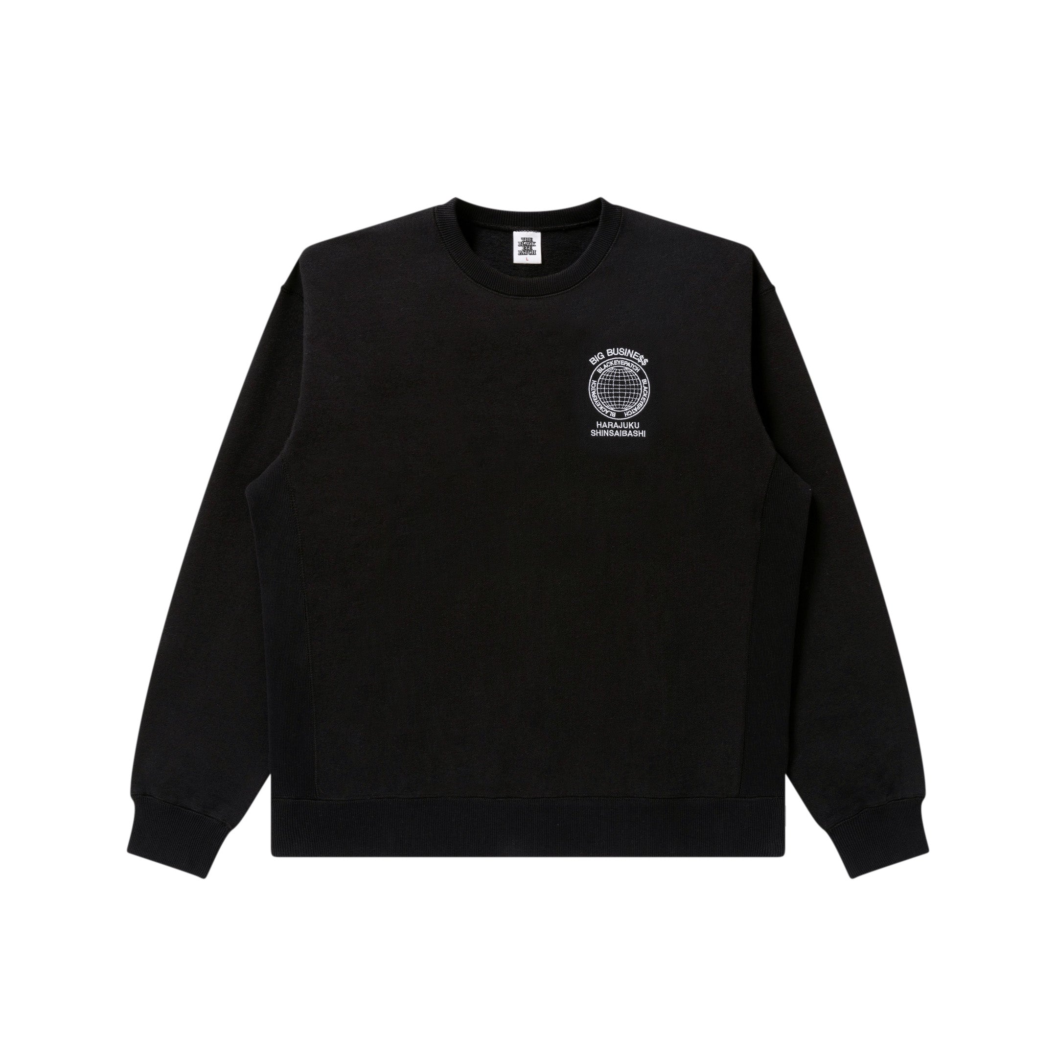 BIG BUSINESS FLAGSHIPS CREW SWEAT BLACK