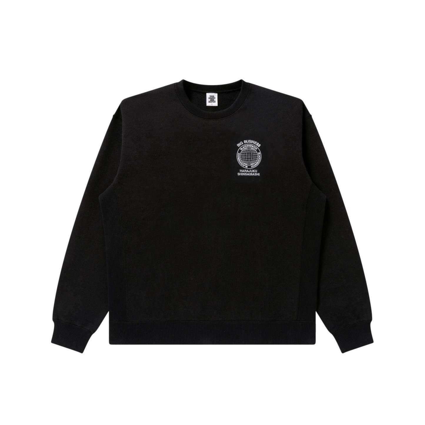 BIG BUSINESS FLAGSHIPS CREW SWEAT BLACK