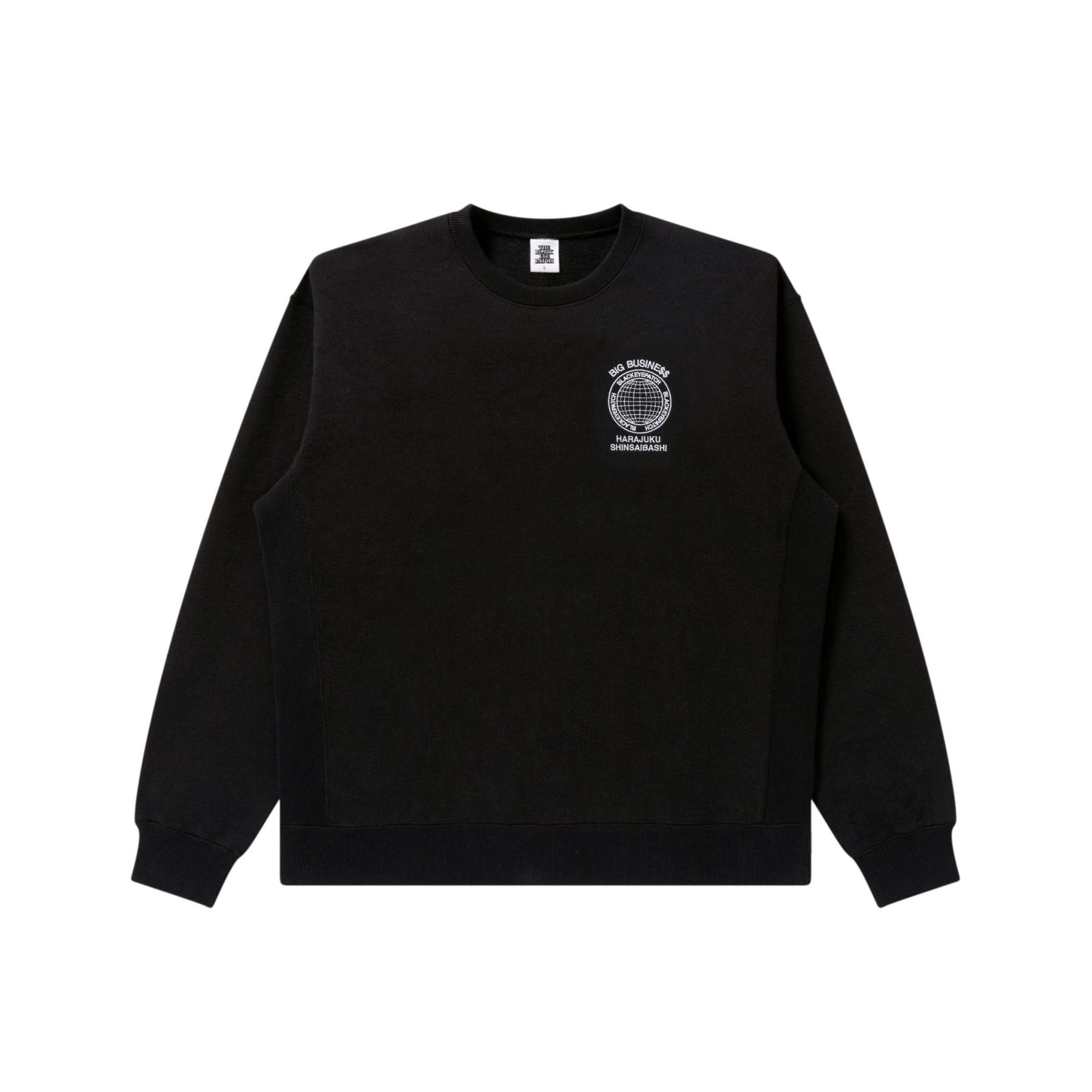 BIG BUSINESS FLAGSHIPS CREW SWEAT BLACK