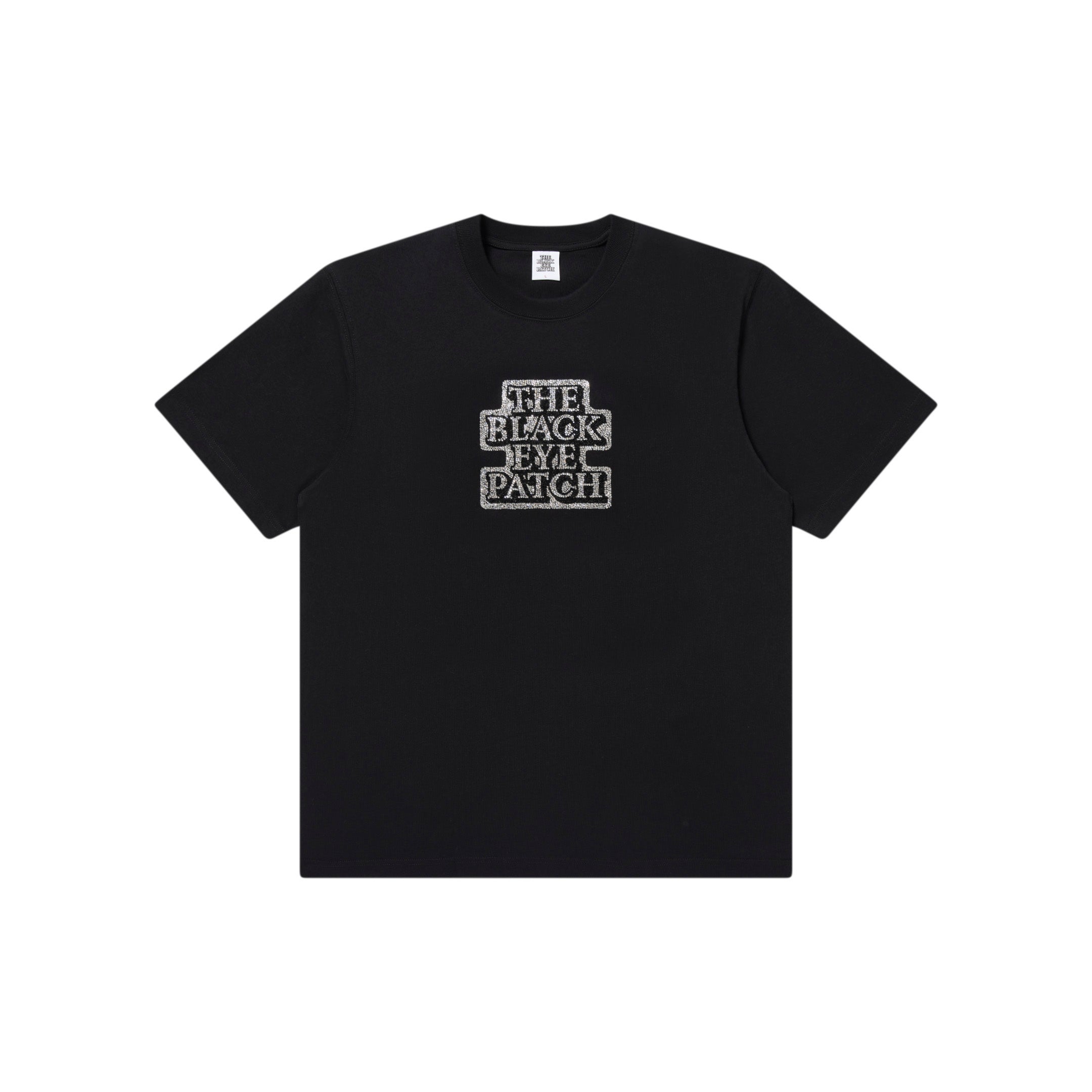 OG LABEL RHINSTONE TEE BLACK