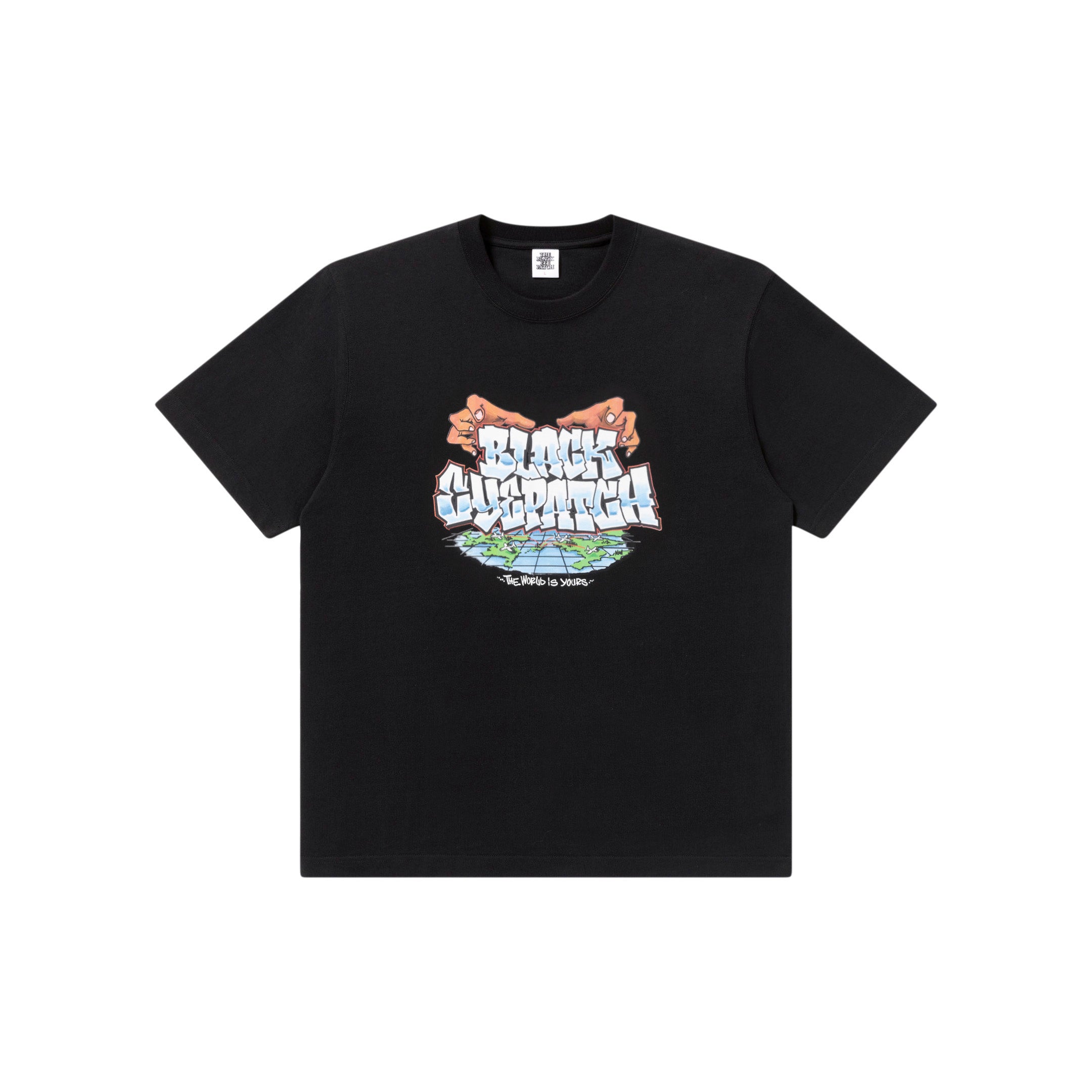 WORLD IS YOURS TEE BLACK