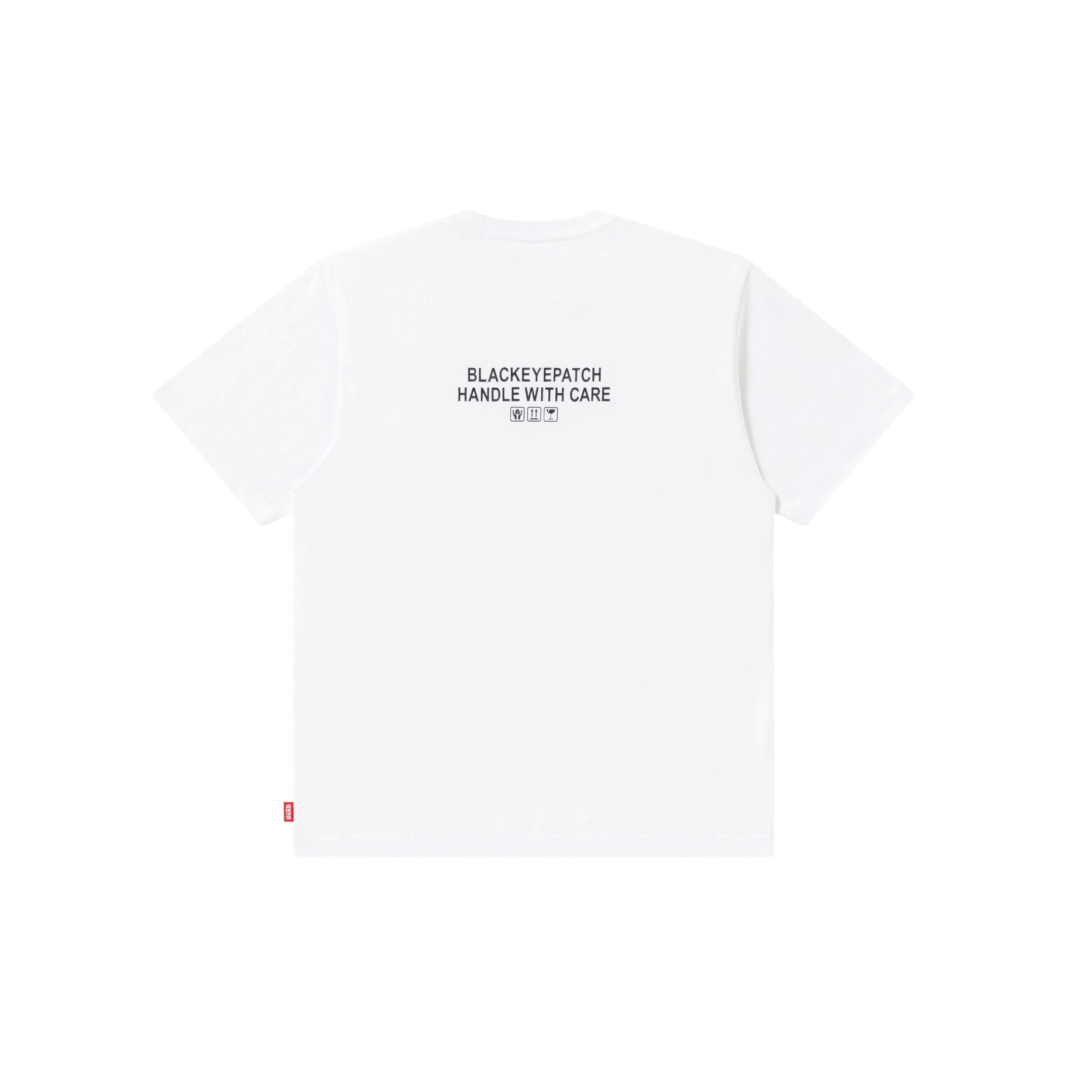 HWC LABEL RHINESTONE TEE WHITE