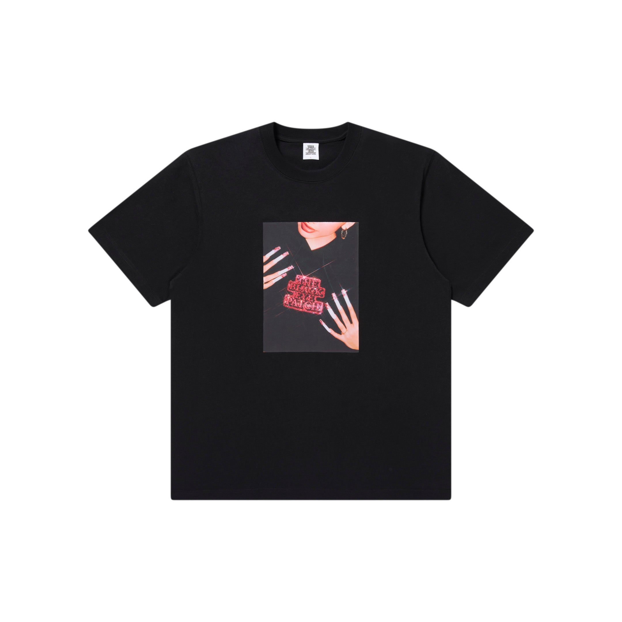 FRONT ROW GEM PHOTO TEE BLACK