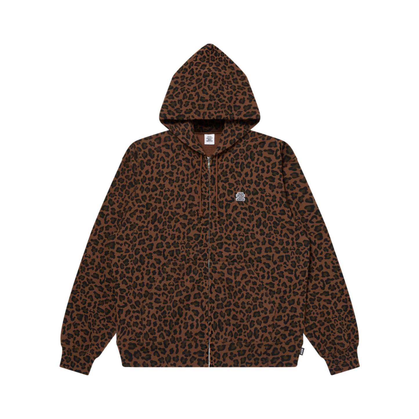 LEOPARD PATTERNED SMALL OG ZIP HOODIE