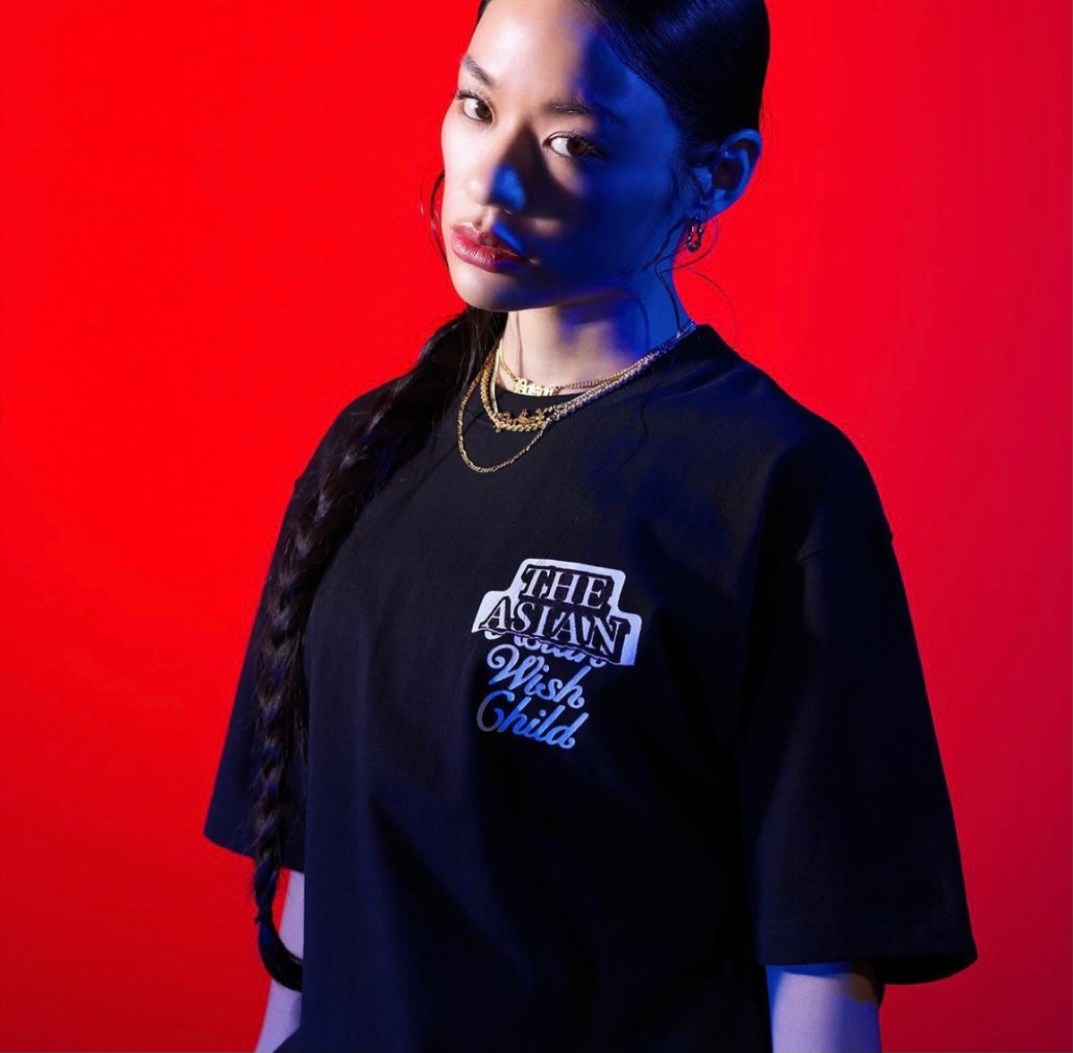 Awich × BlackEyePatch × VERDY limited edition collaborative black T-shirt