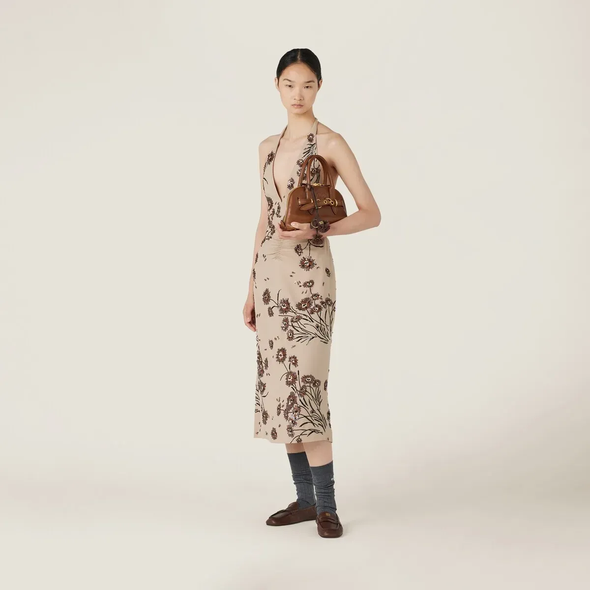 【MIU MIU】アバンチュール ナッパレザー トップハンドルバッグ