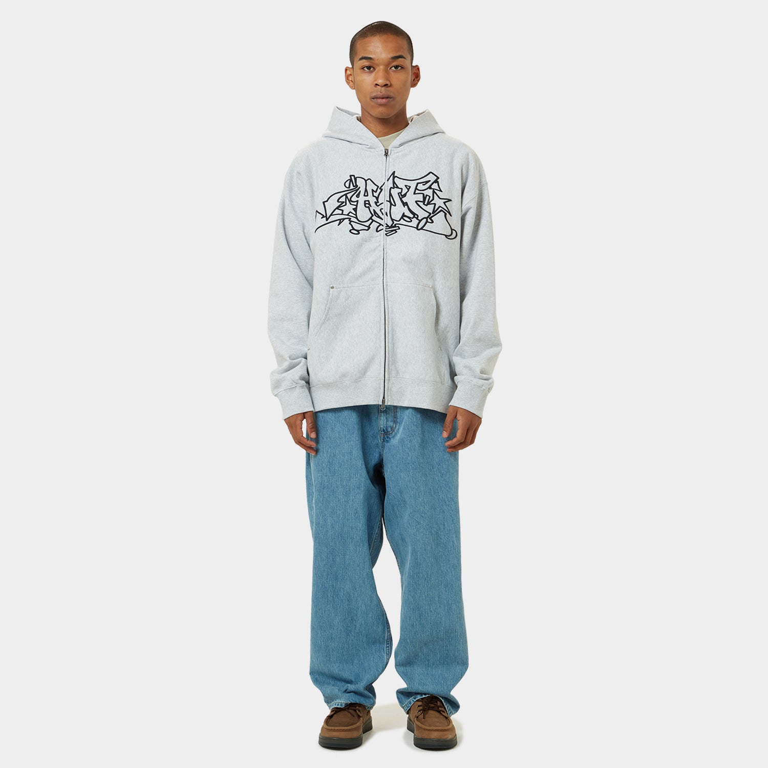 OUTLINES HEAVY WEIGHT FULL ZIP FLEECE