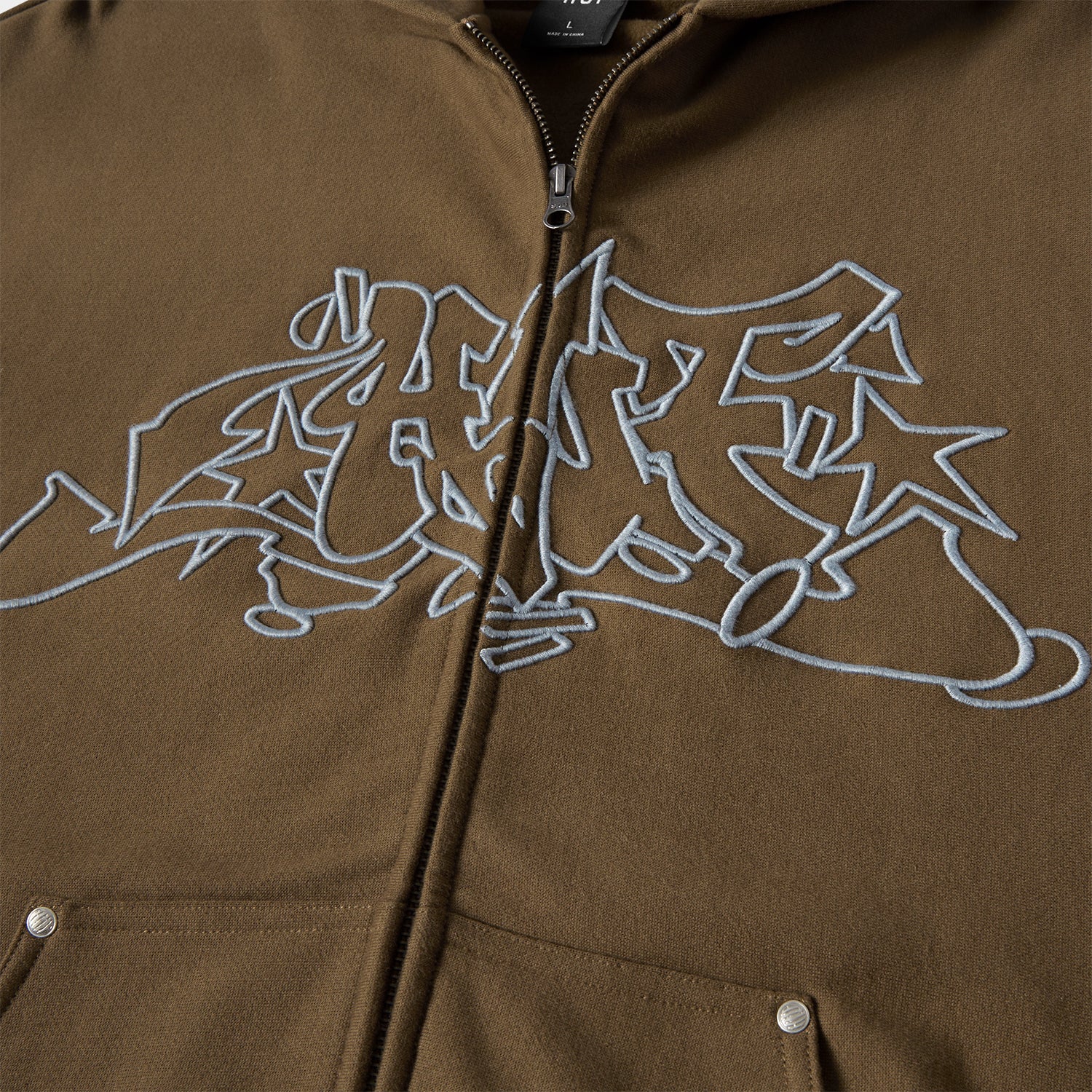 OUTLINES HEAVY WEIGHT FULL ZIP FLEECE
