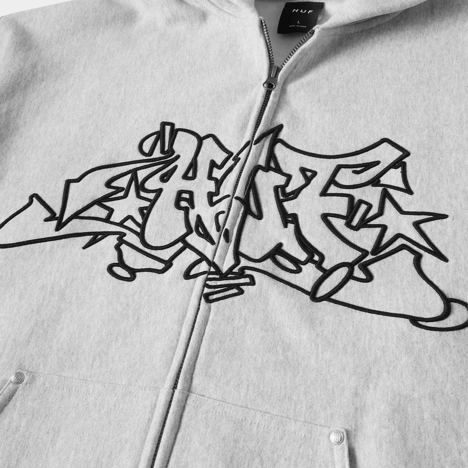 OUTLINES HEAVY WEIGHT FULL ZIP FLEECE