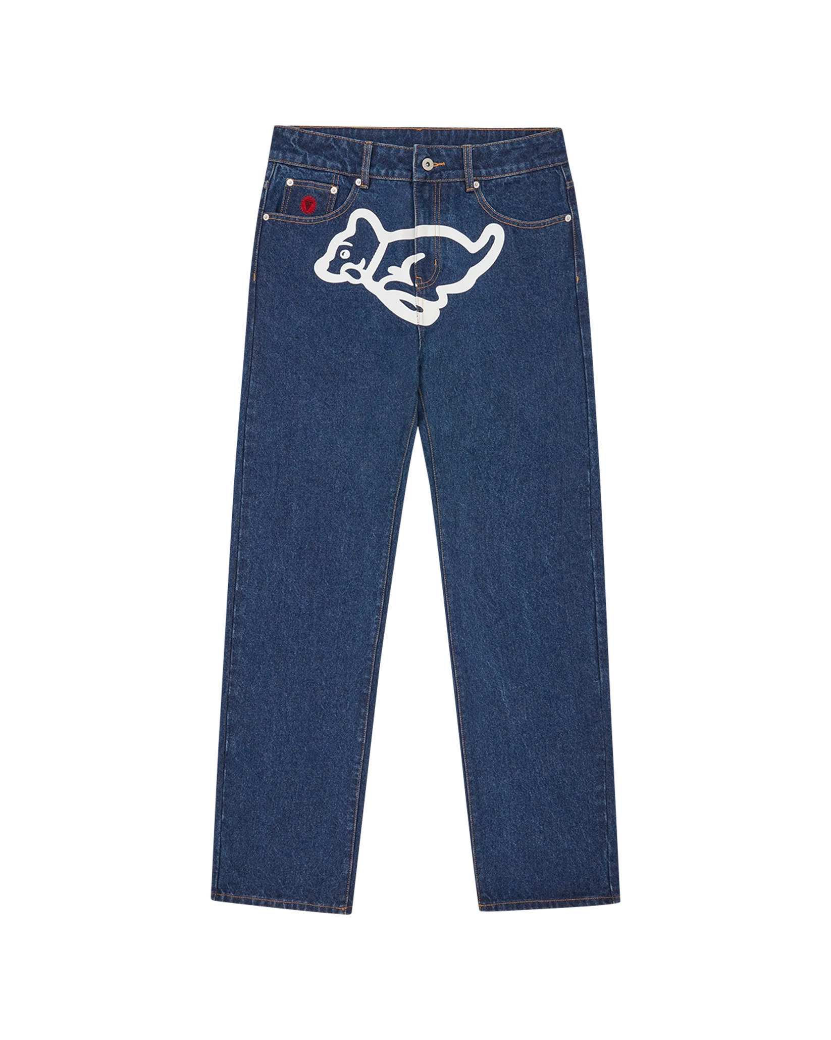 ICECREAM  Check Lined Denim Pant