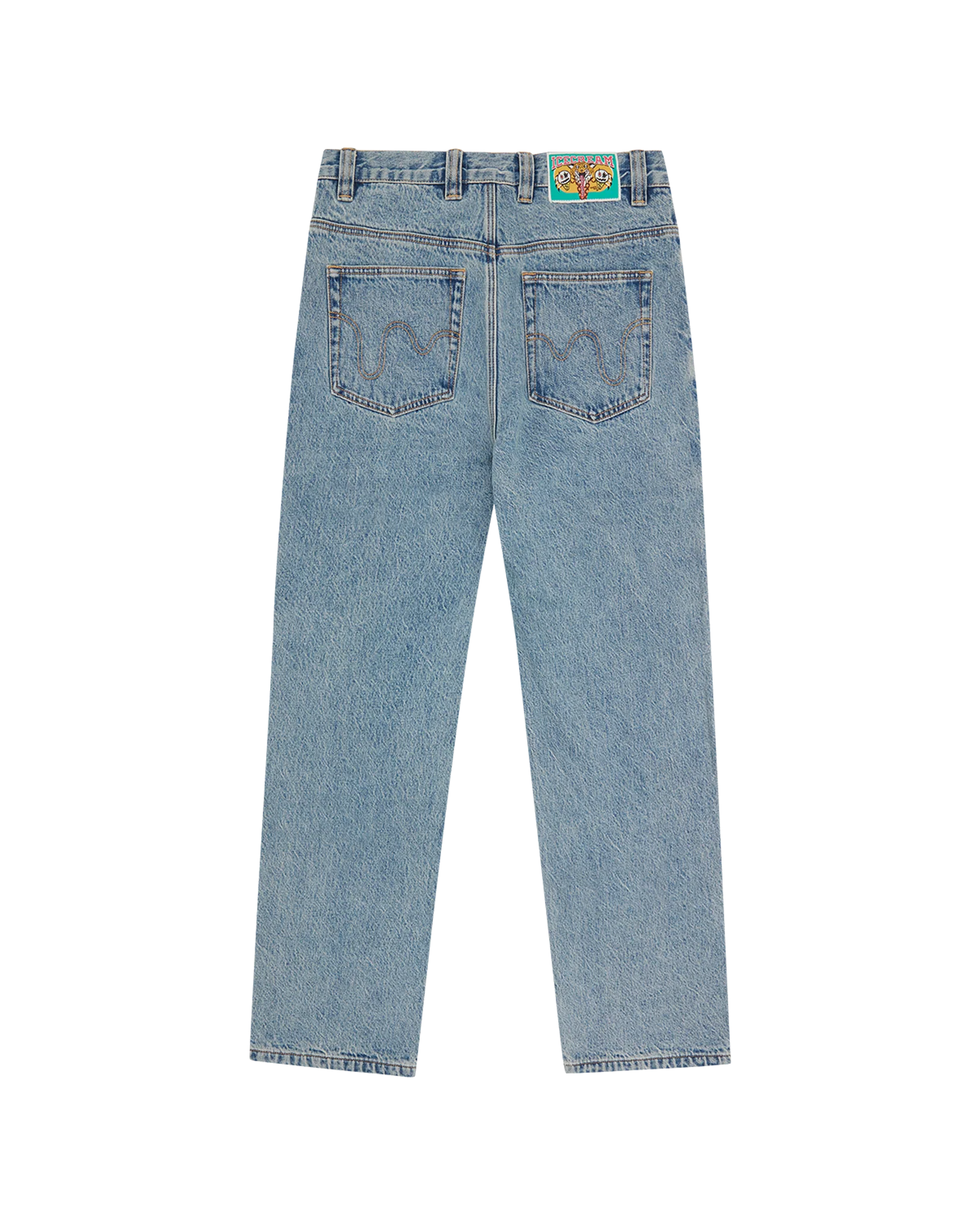 ICECREAM  Check Lined Denim Pant