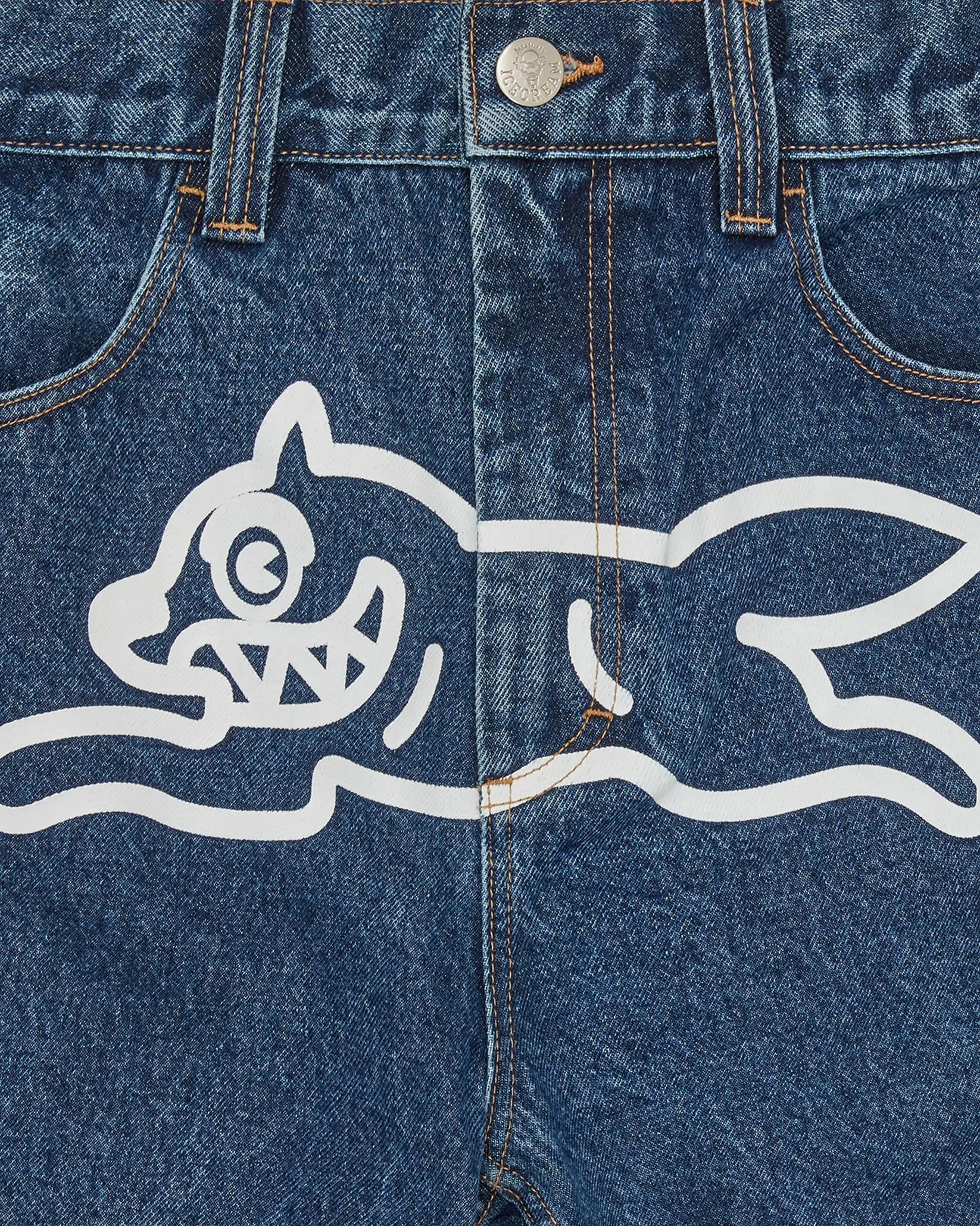 ICECREAM  Running Dog Double Scoop Denim Pant