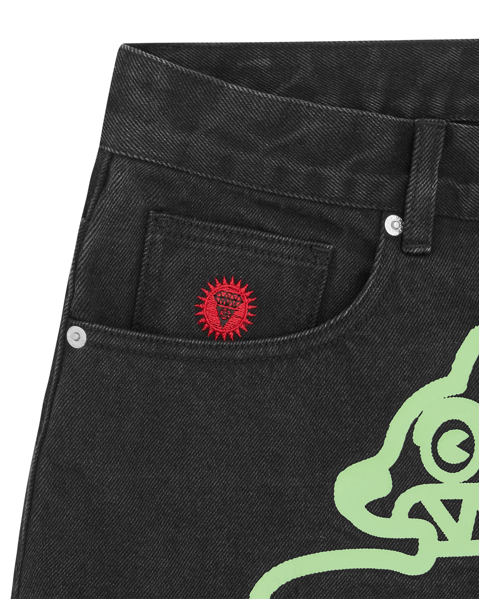 ICECREAM  Running Dog Denim Shorts