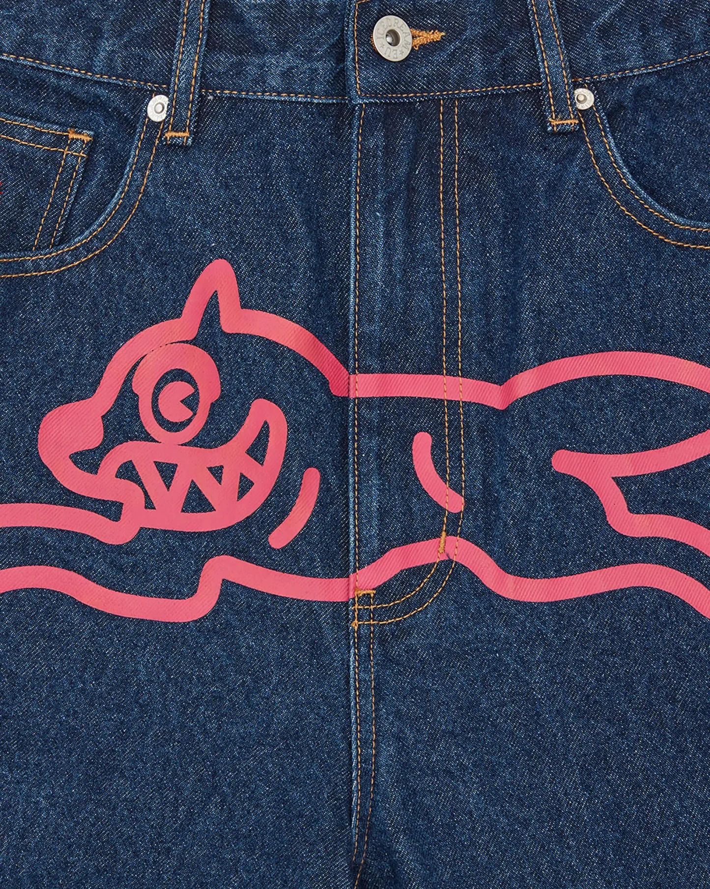 ICECREAM  Running Dog Denim Shorts
