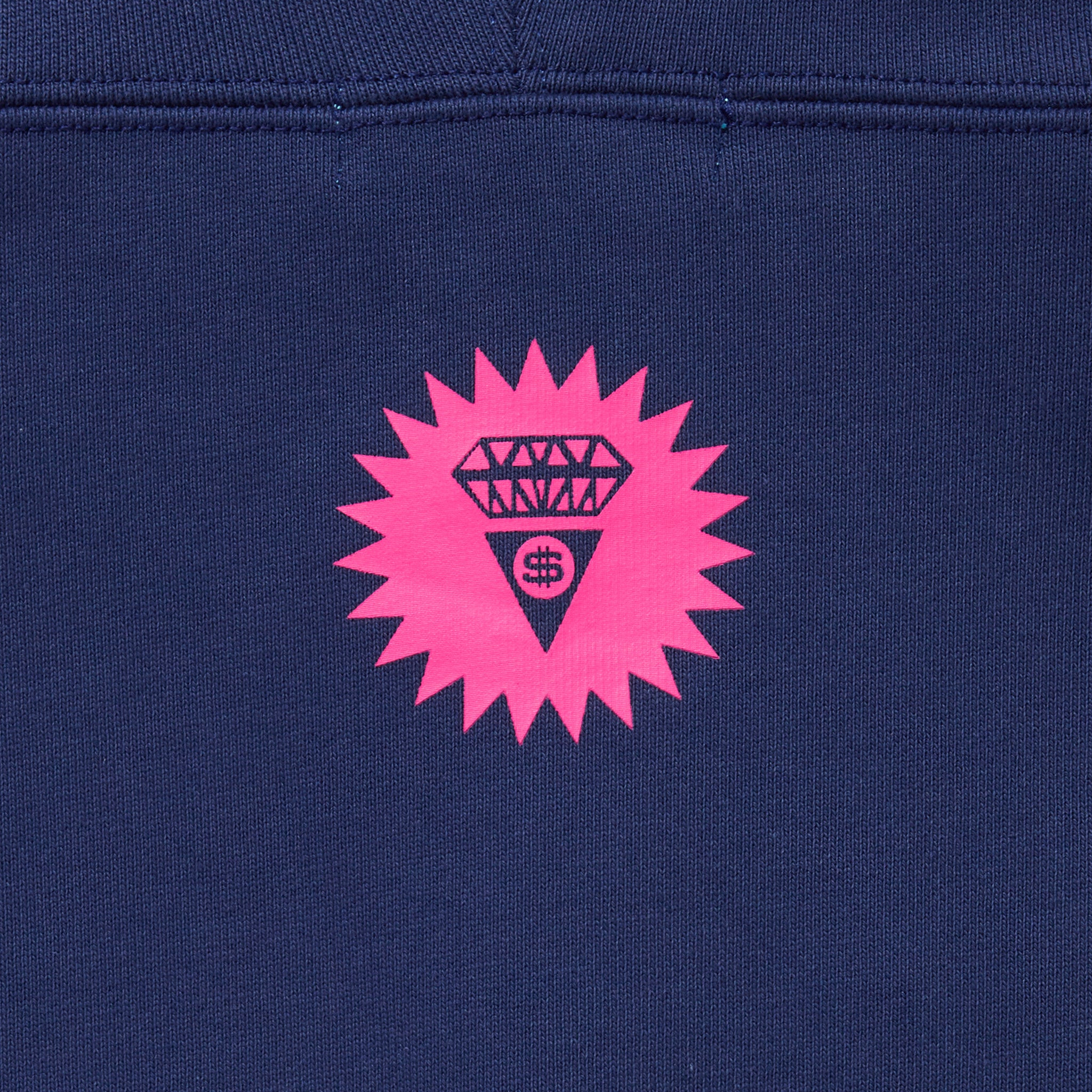 ICECREAM x GARFIELD COTTON HOODIE MIAMI (NAVY)