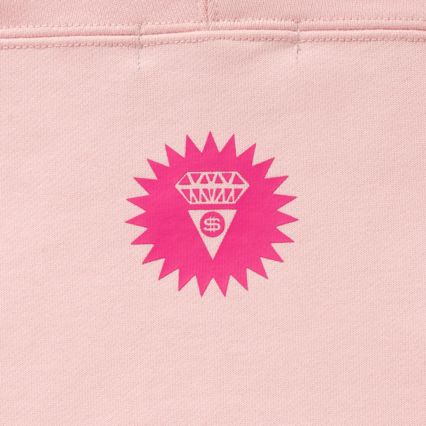 ICECREAM x GARFIELD COTTON HOODIE MIAMI (PINK)