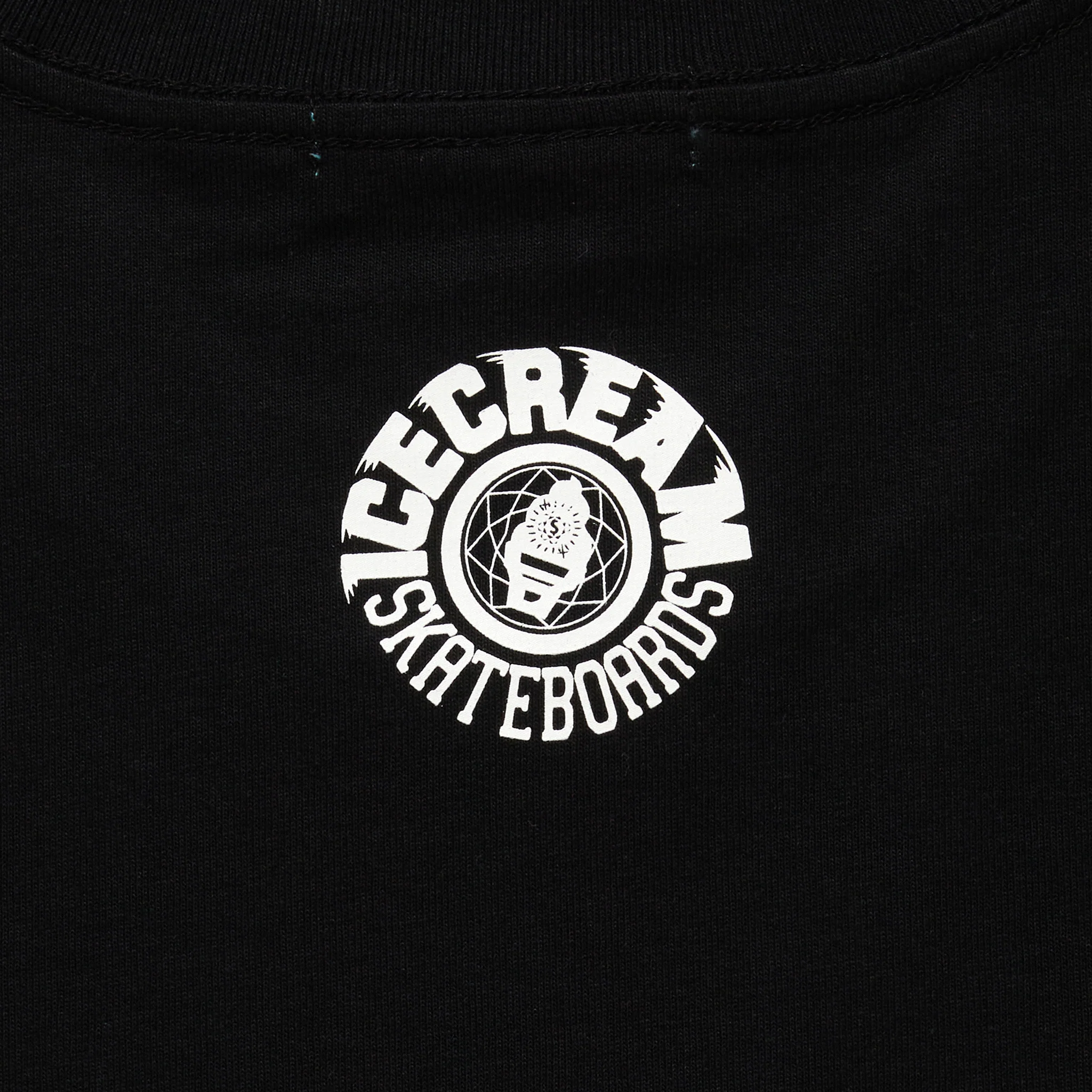 ICECREAM x GARFIELD COTTON T-SHIRT MIAMI (BLACK)