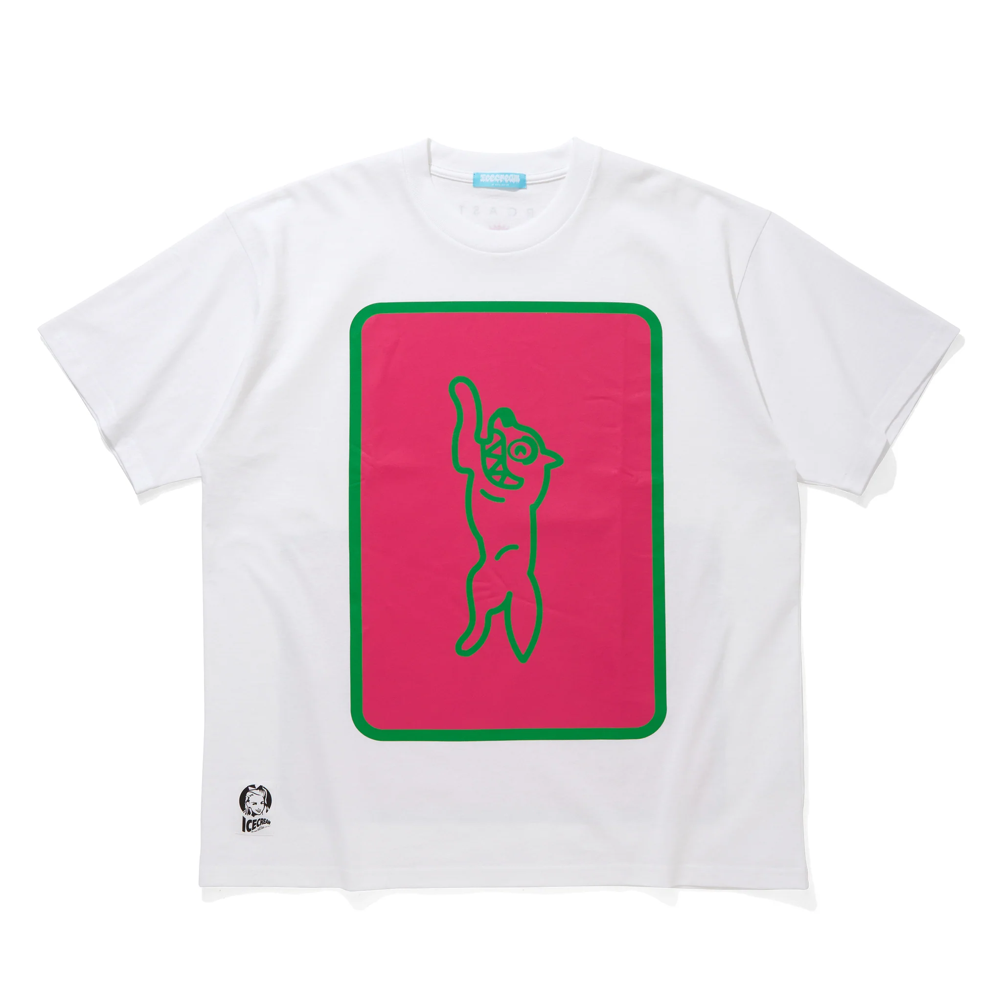 ICECREAM x SARCASTIC COTTON T-SHIRT BLOCKS