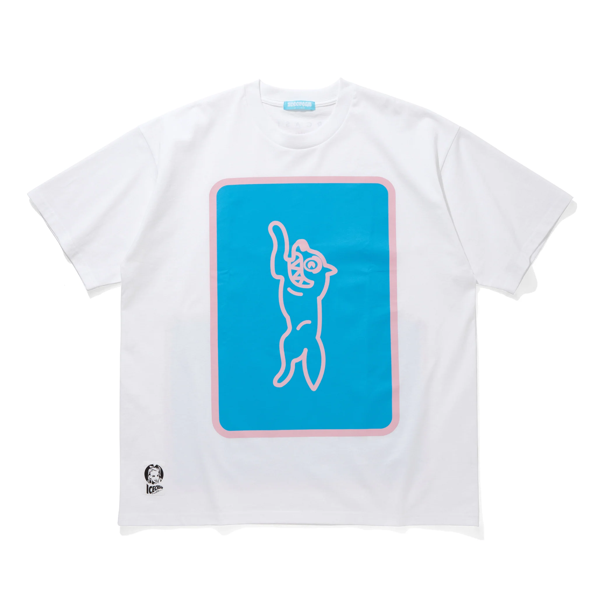 ICECREAM x SARCASTIC COTTON T-SHIRT BLOCKS