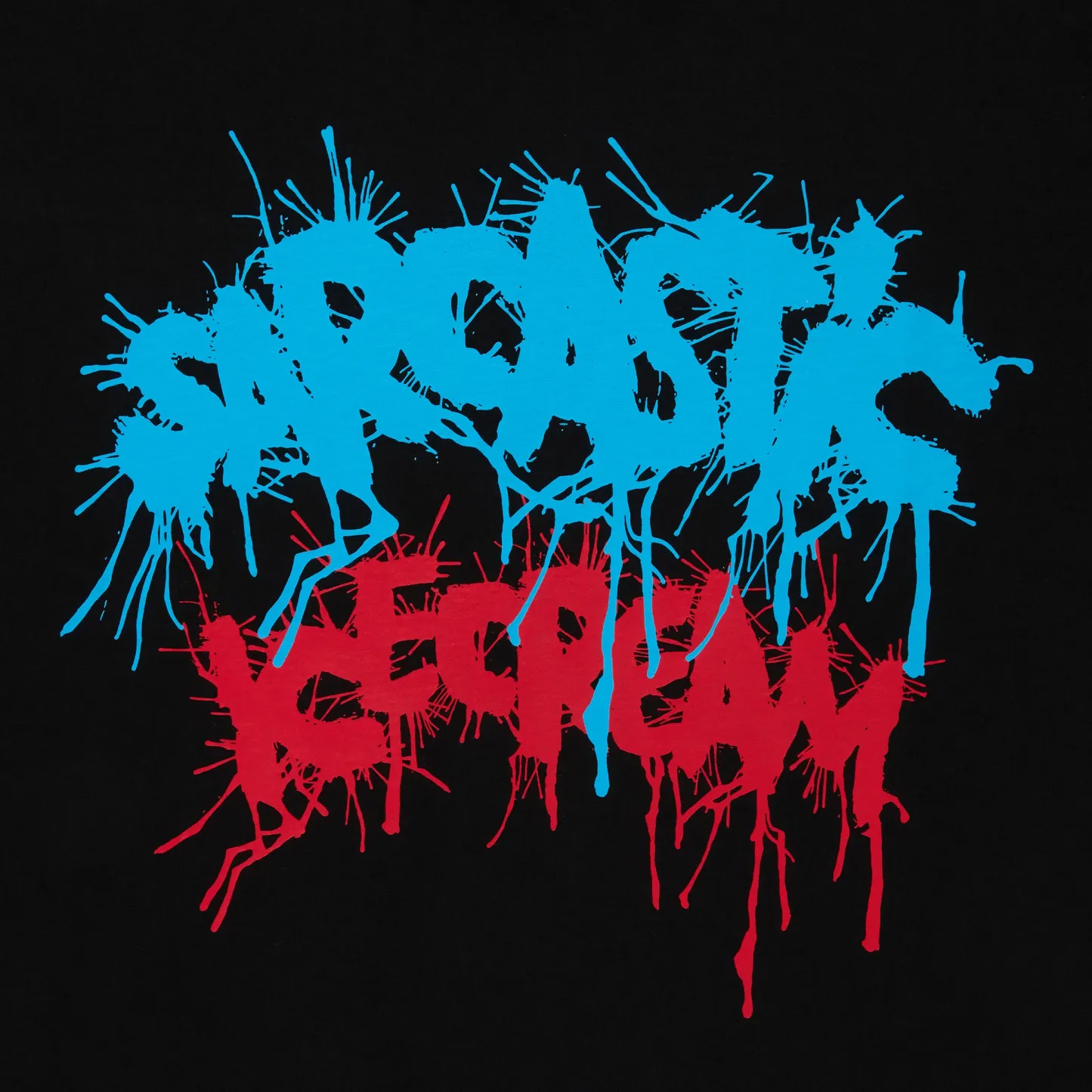 ICECREAM x SARCASTIC COTTON T-SHIRT TITANIC