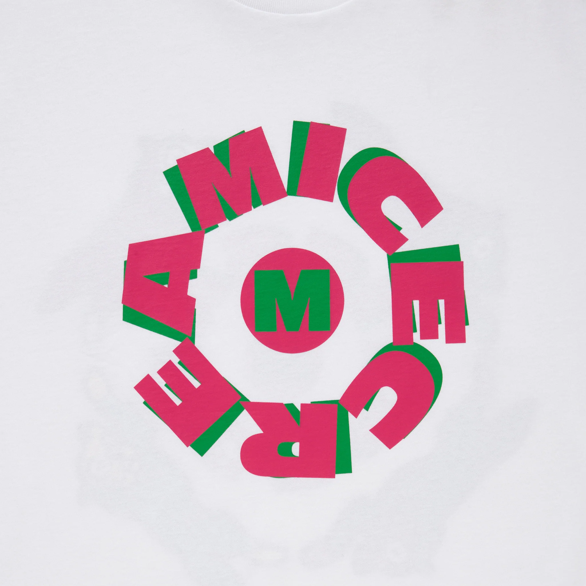 ICECREAM x SARCASTIC COTTON T-SHIRT CIRCLE