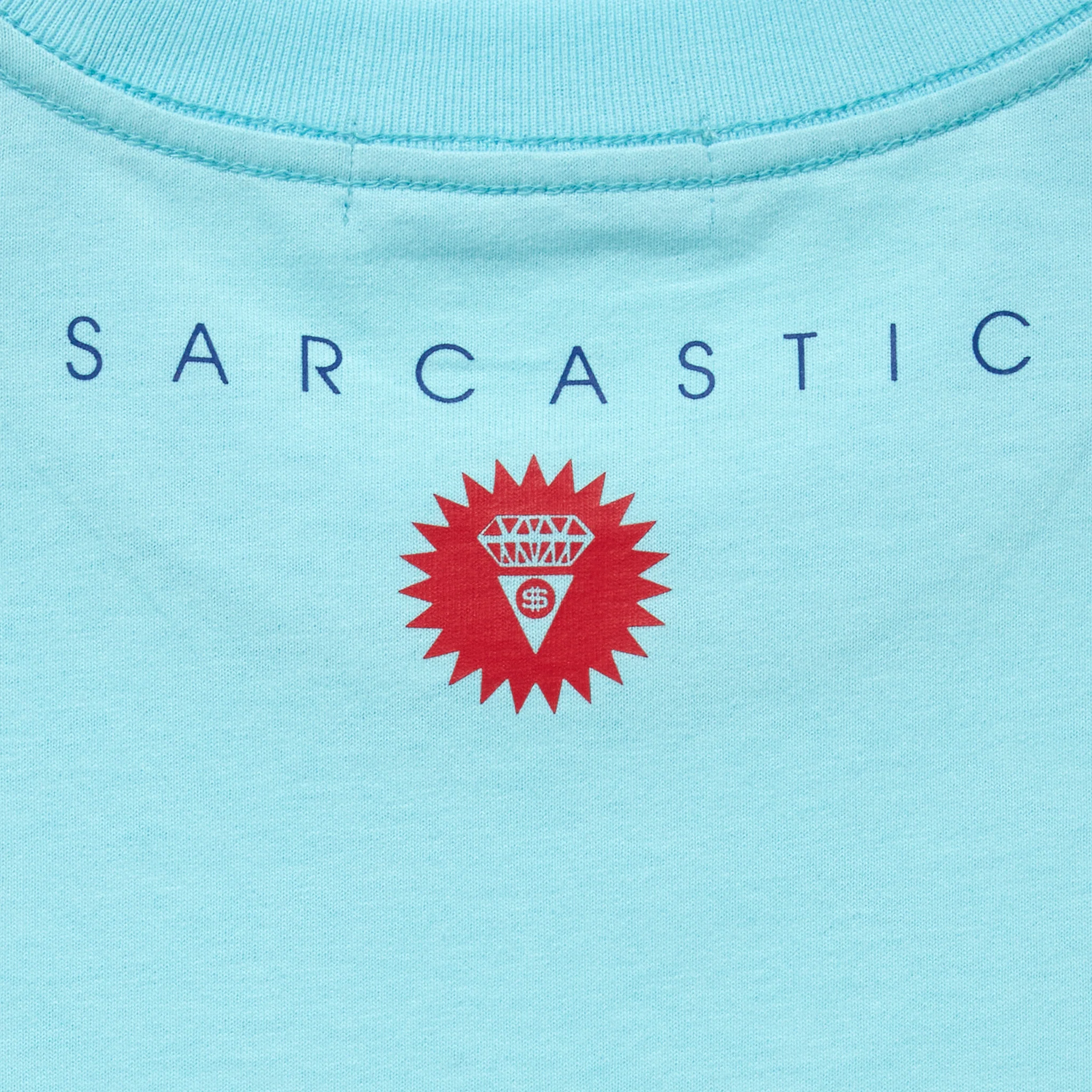 ICECREAM x SARCASTIC COTTON T-SHIRT SKATE BOARDERS